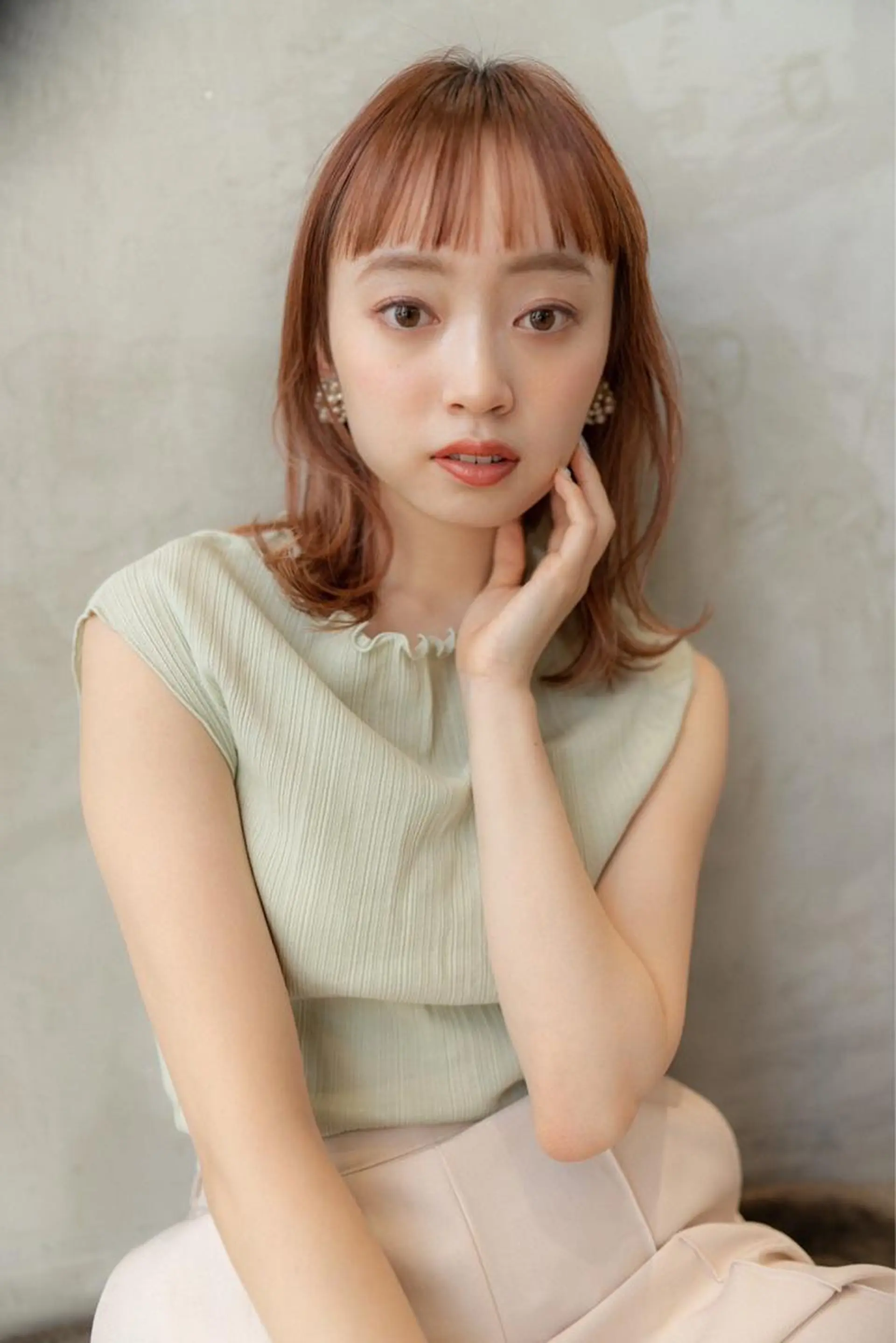 セミロング カラー Moana by HEADLIGHT 武蔵小杉店 【モアナ バイ ヘッドライト】所属・大森 勝馬のヘアスタイル