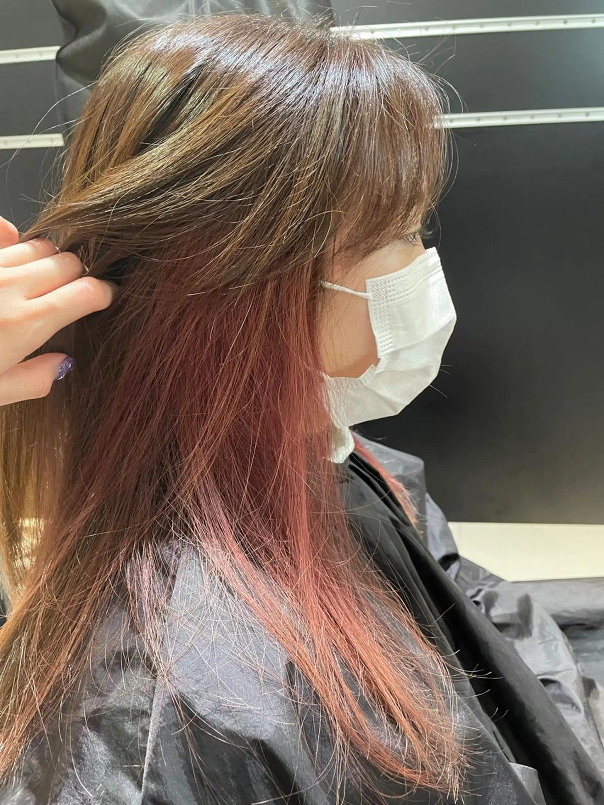セミロング コトネ🫧 韓国風レイヤーカットのヘアスタイル