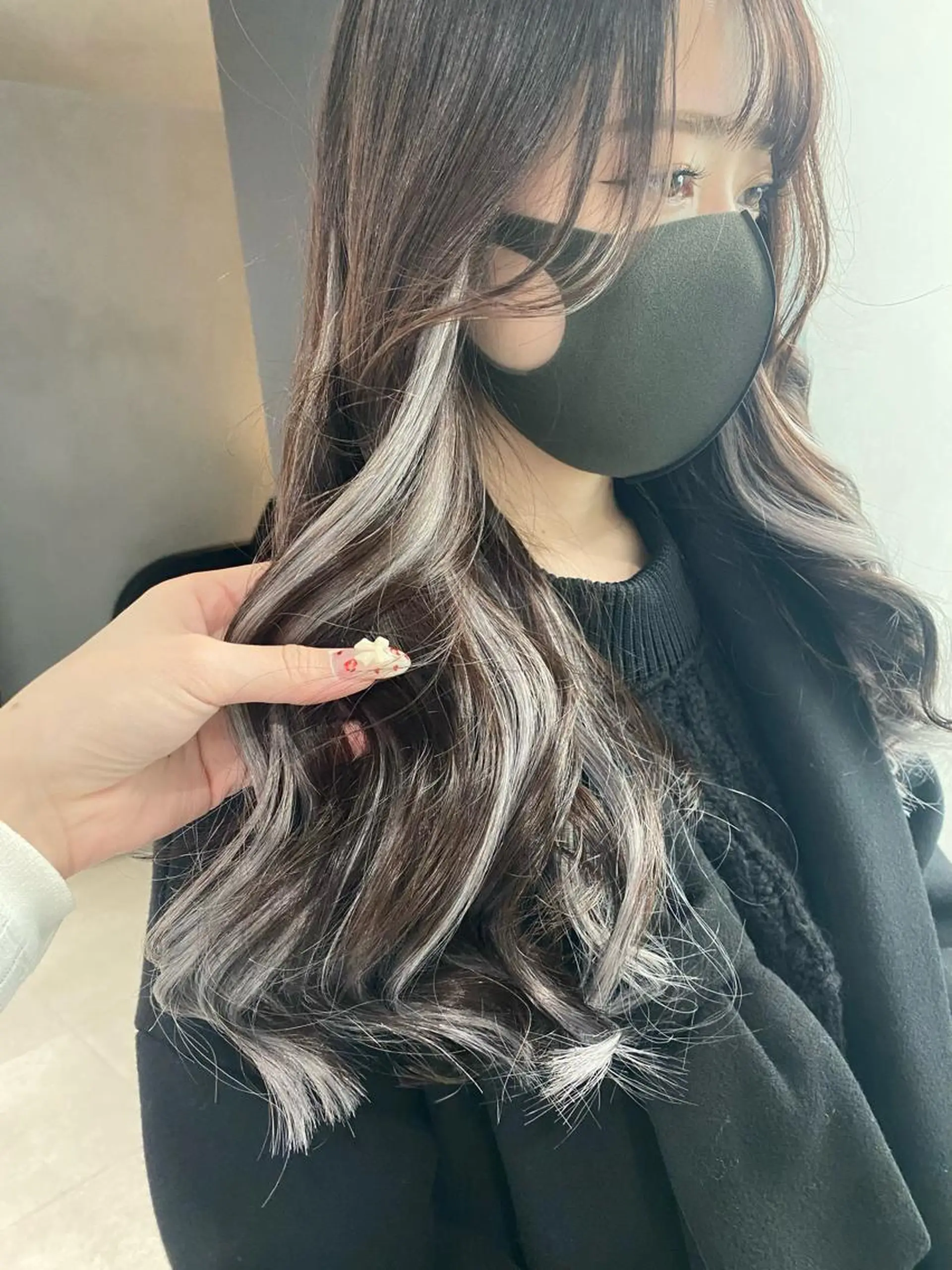 ロング エクステ エクステ Su-chi-🧴 /ミルクティーカラーのヘアスタイル
