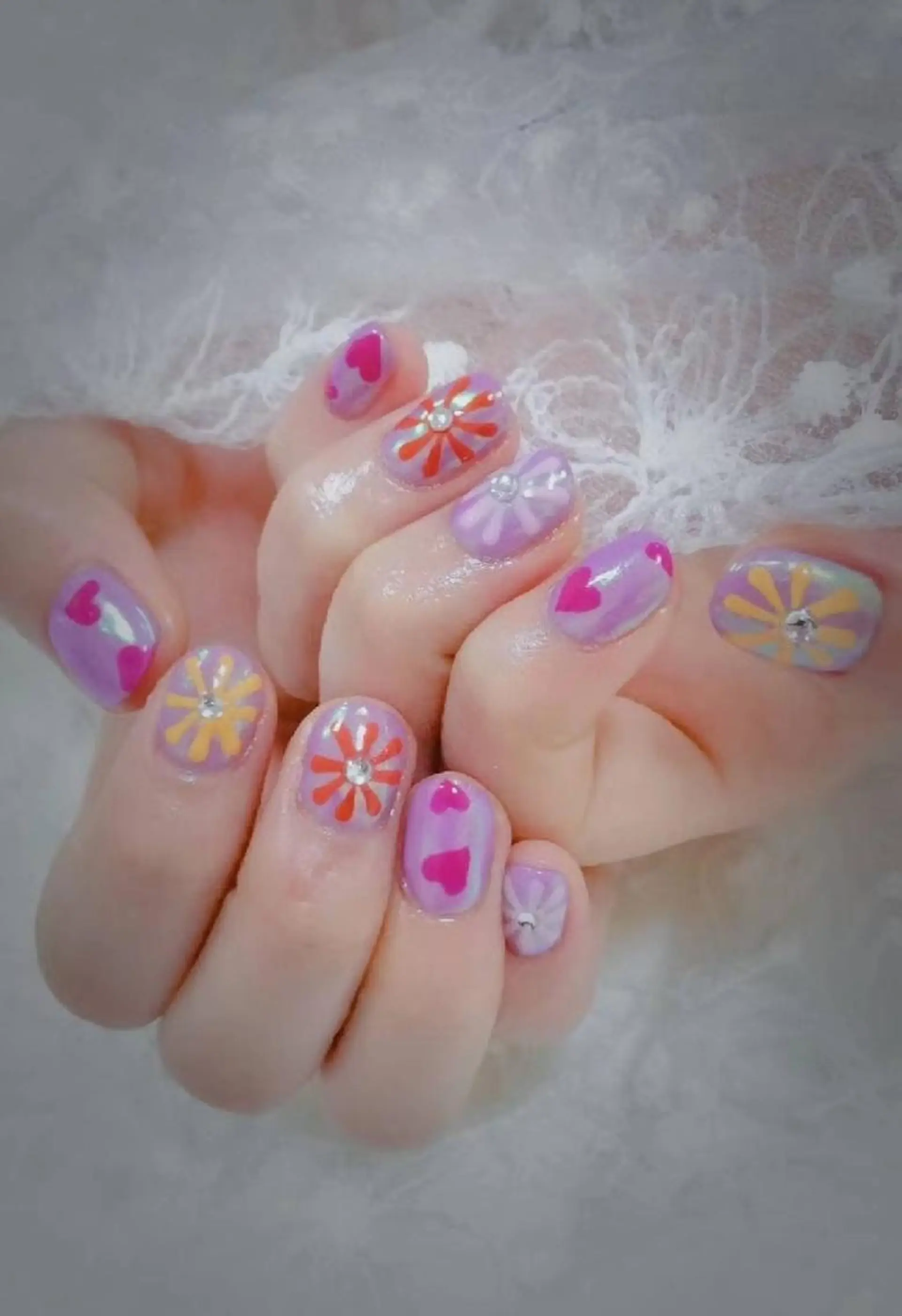 カラー ネイル ハンドネイル 横浜市中区曙町 E·U·Bネイルのネイルデザイン