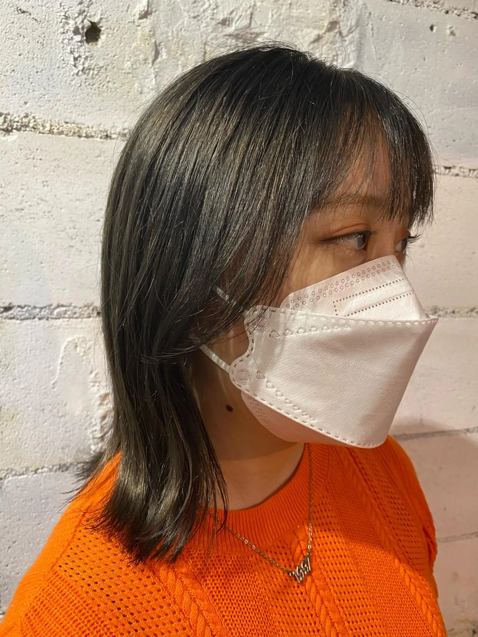 ミディアム カラー 【韓国レイヤー特化 ハッシュカット】のヘアスタイル