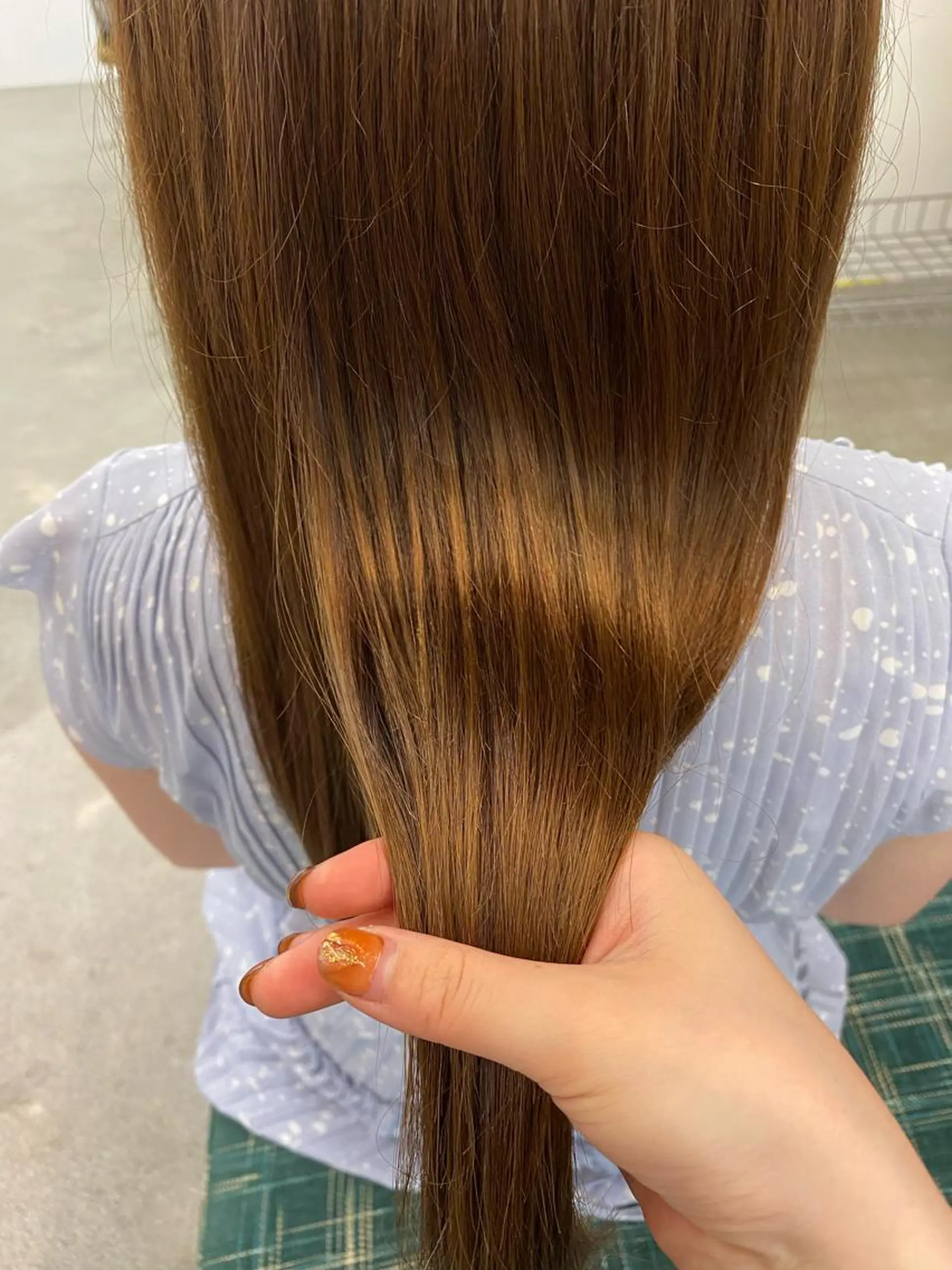 ロング 髪質改善 トリートメント カット トリートメント 顔周りカット/透明感 カラー/rioのヘアスタイル