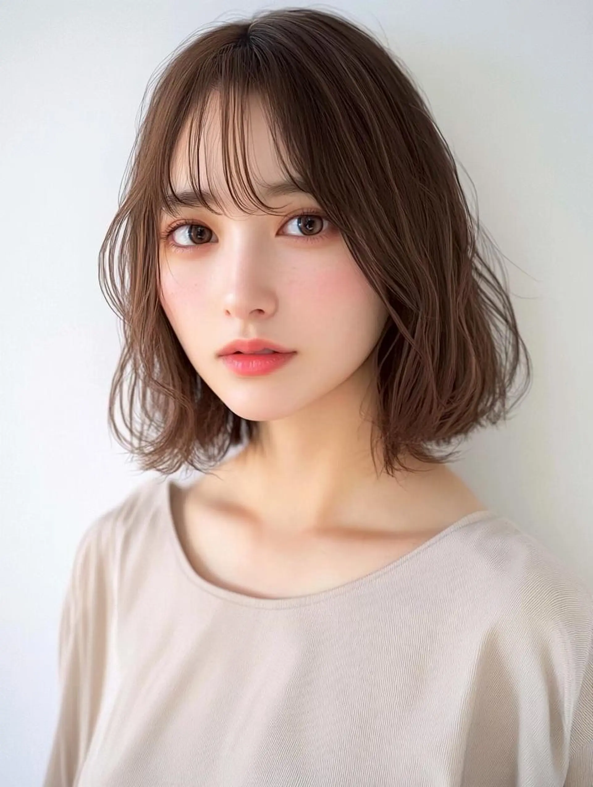 ミディアム 熊谷 はつなのヘアスタイル