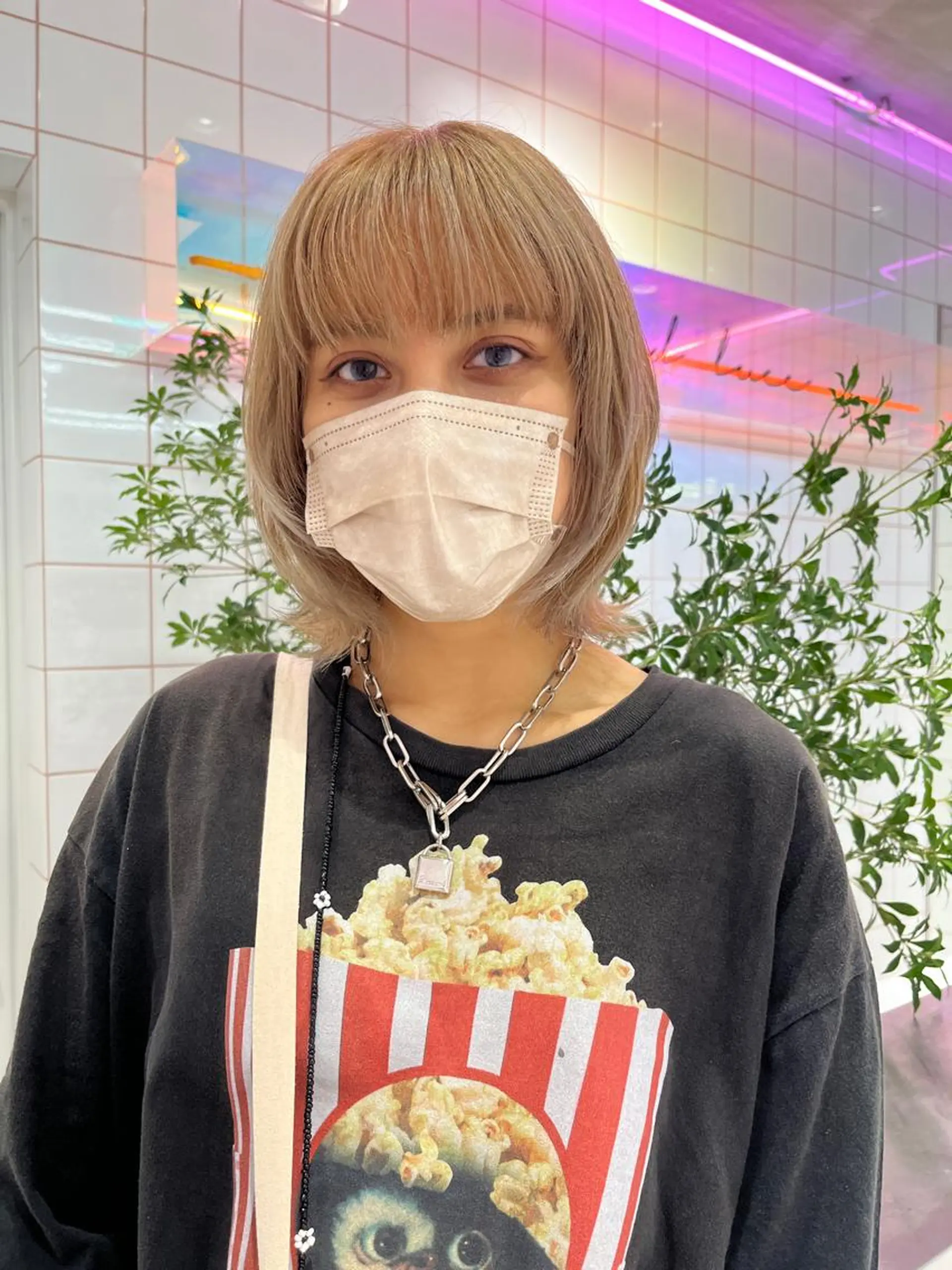 ショート ヘアカラー Yurina 💖透明感カラー💖のヘアスタイル