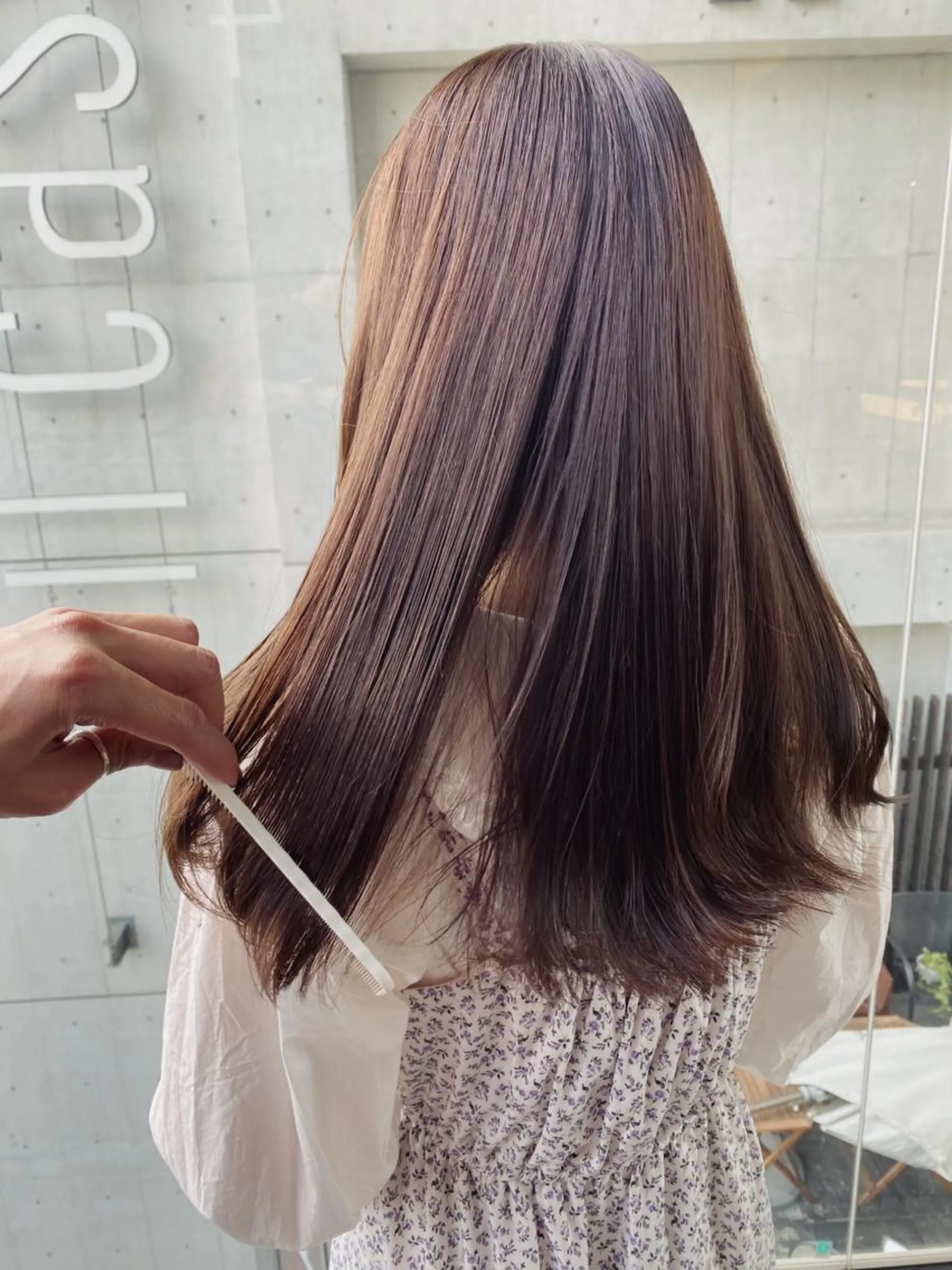 ロング カラー ヨシモトリョウ 髪質改善/美髪のヘアスタイル