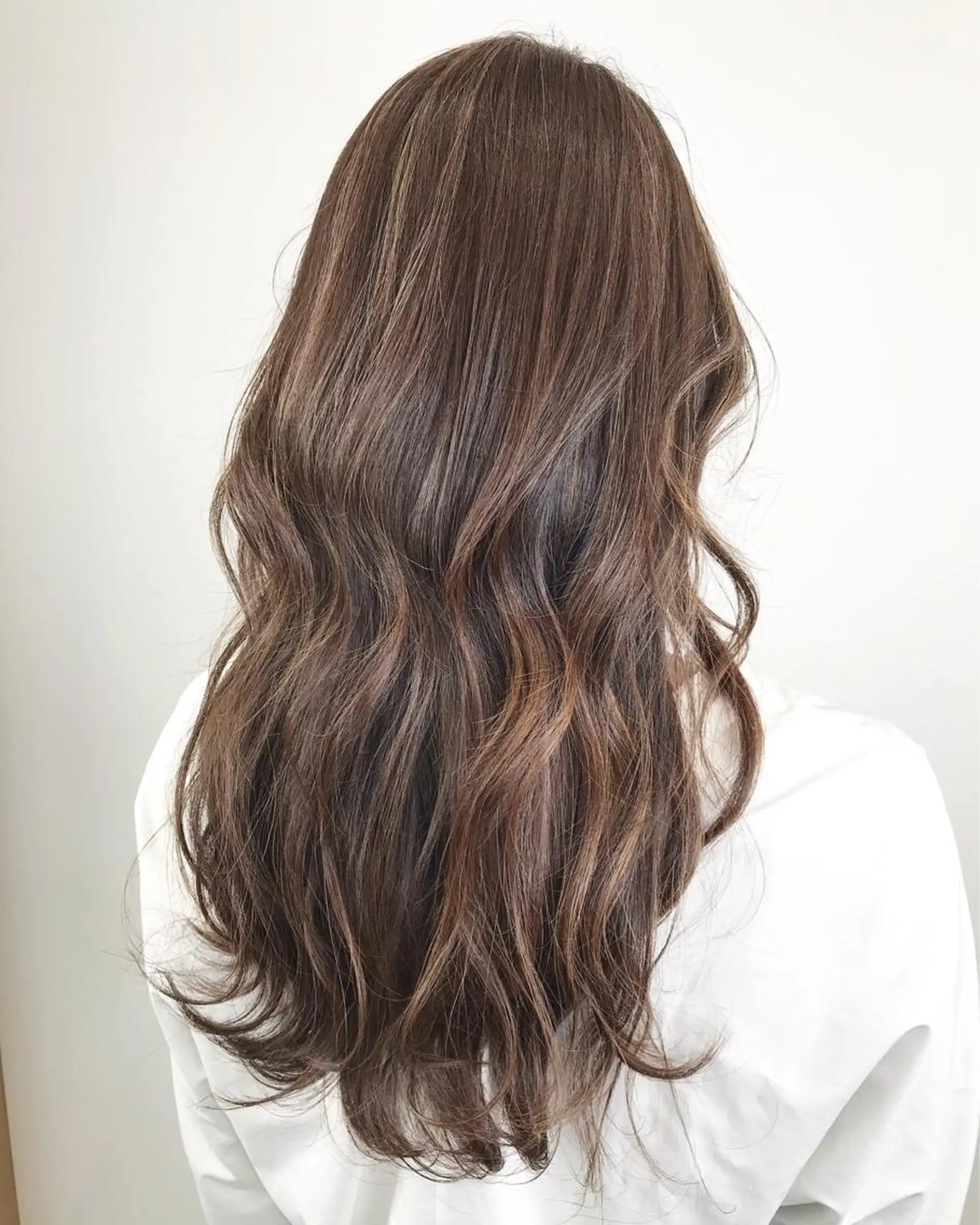 セミロング カラー ヘアカラー トリートメント 大橋 輝久のヘアスタイル
