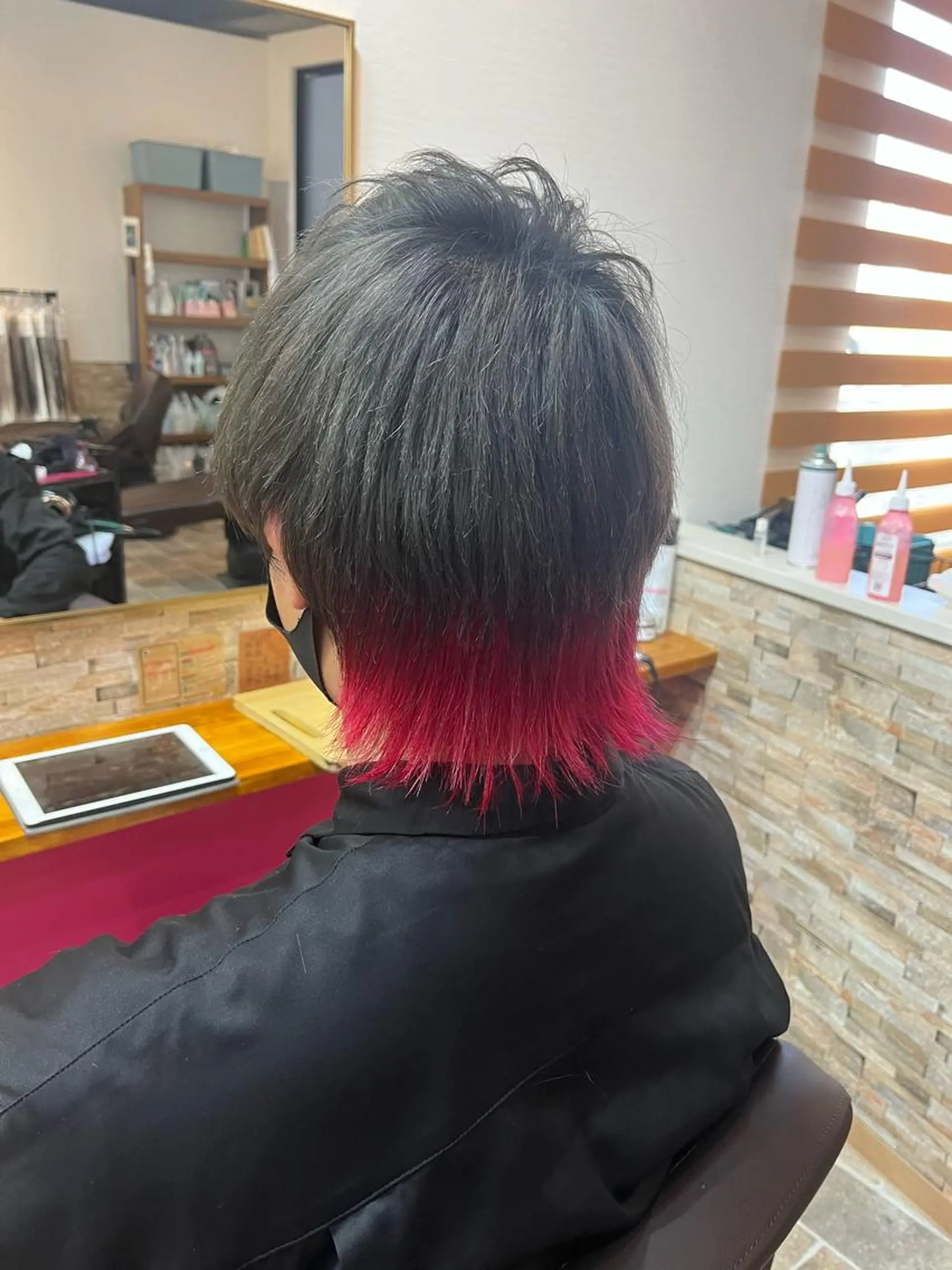 ショート カラー ヘアカラー&縮毛矯正 STAR☆RIVERのヘアスタイル