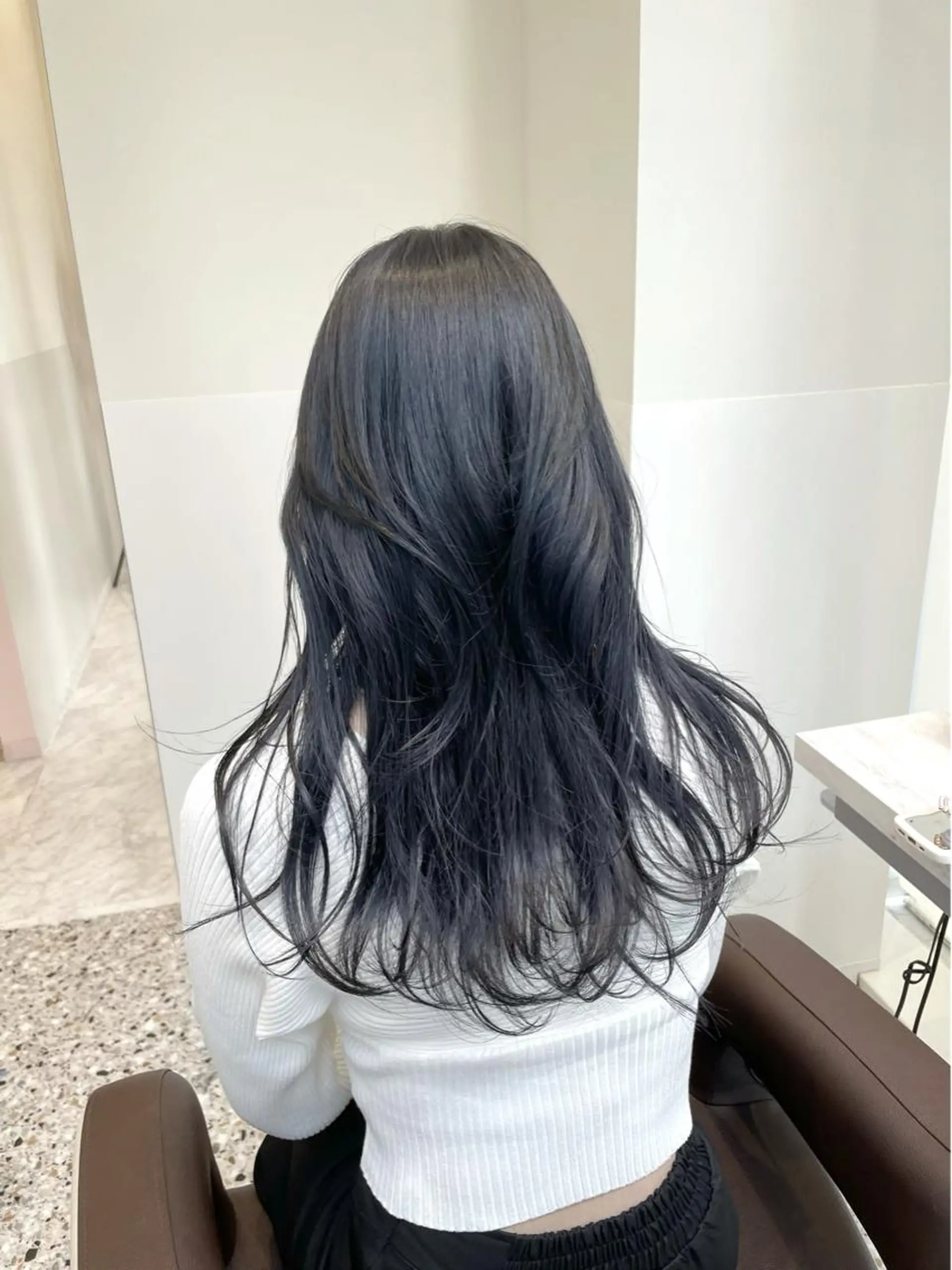 ロング ロングレイヤー レイヤーカット ロング レイヤー/ハッシュ 渋谷/サッタのヘアスタイル