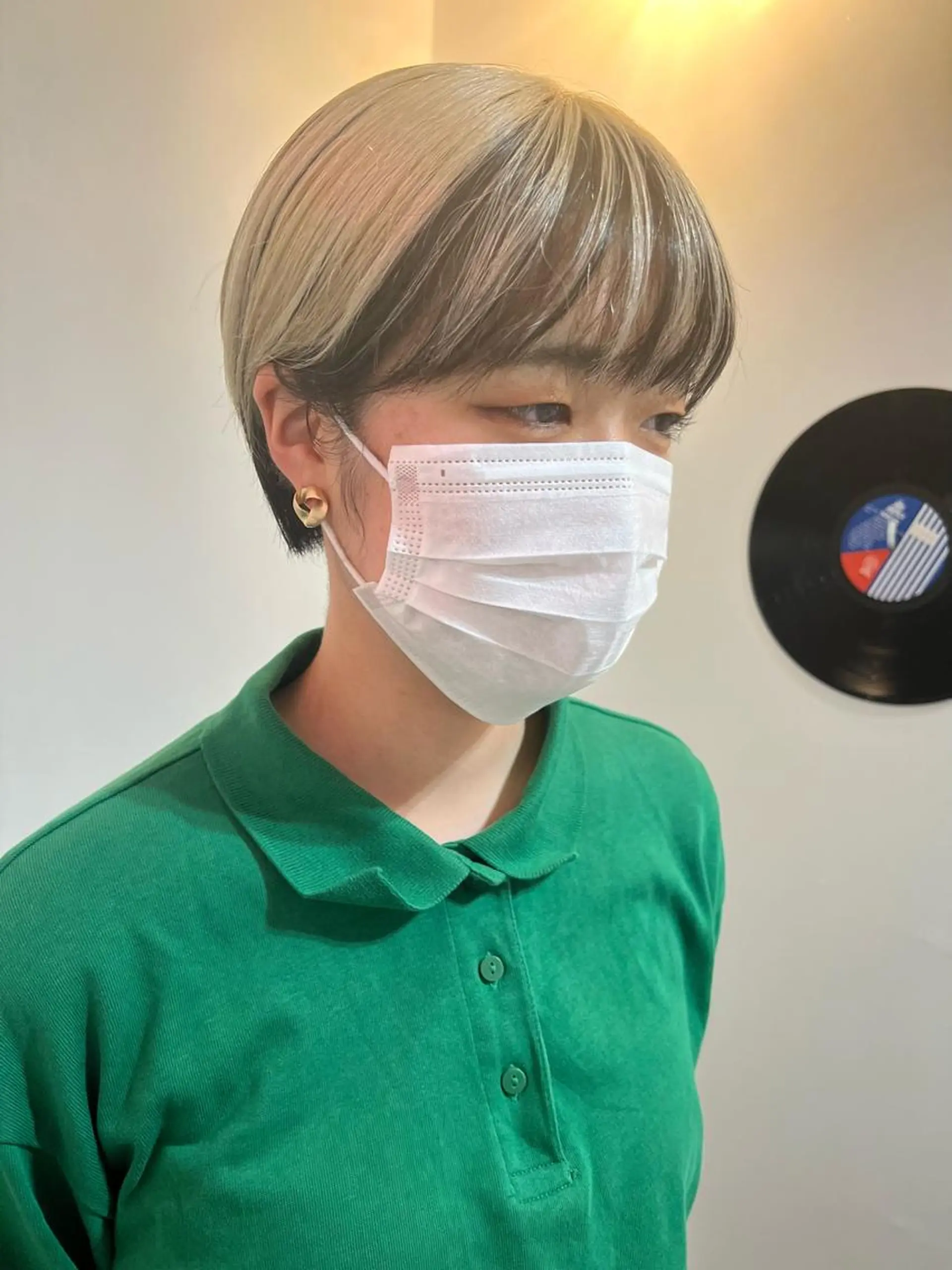 ショート カラー ヘアアレンジ 🧨ブリーチー×ボブ レイヤー💎じゅえるのヘアスタイル