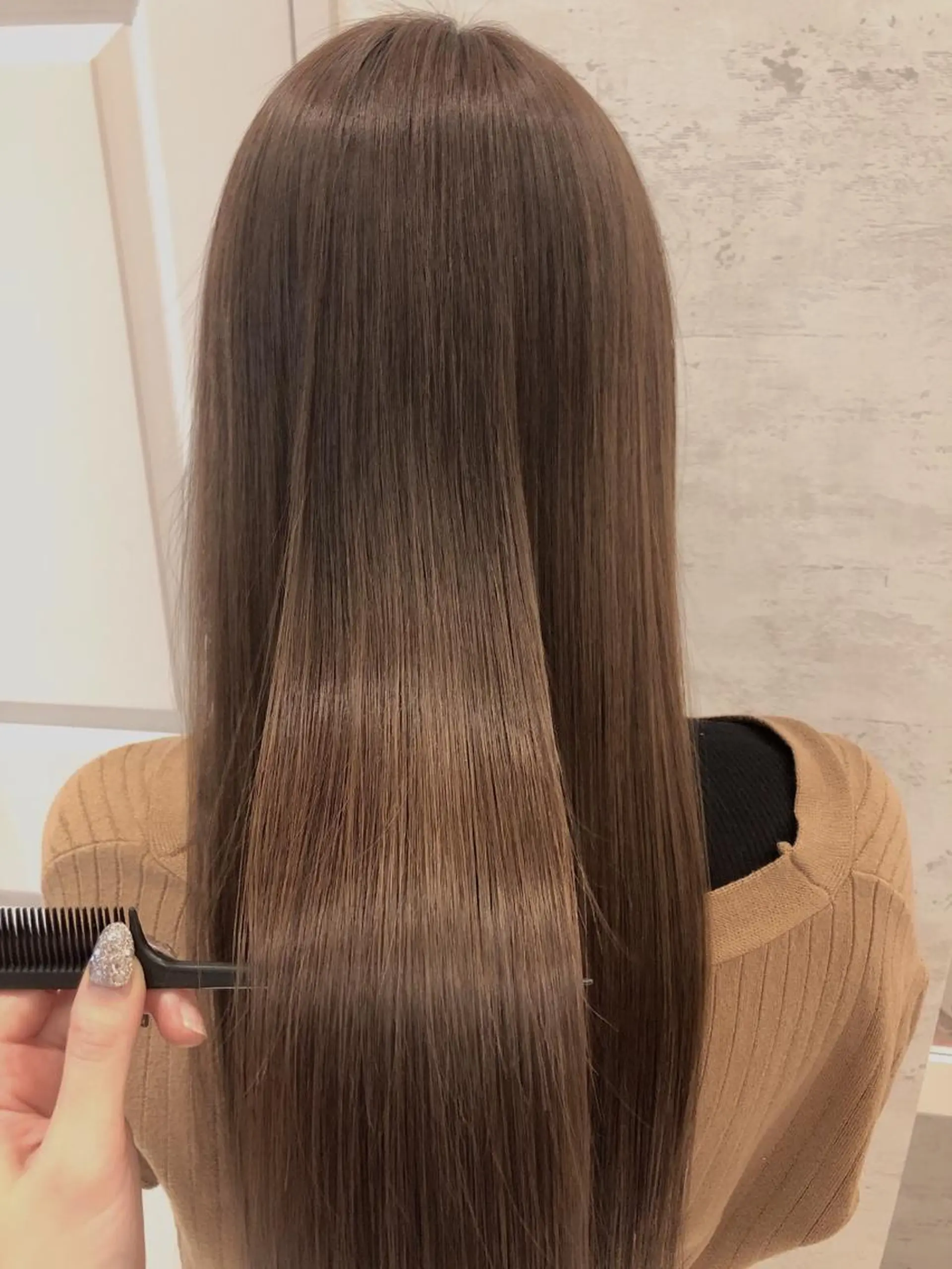 ミディアム トリートメント 代表山口ひな 髪質改善のプロのヘアスタイル