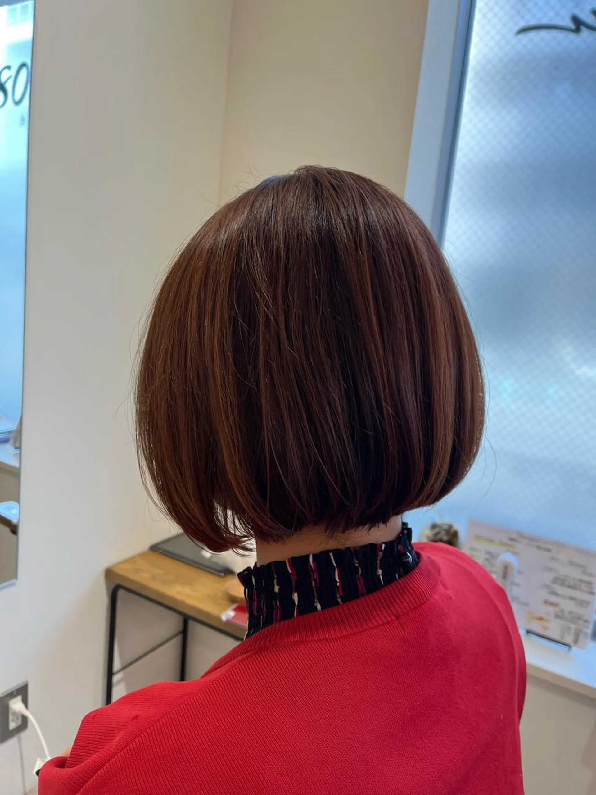 ミディアム カット ヘアカラー 古谷 雄汰808naluのヘアスタイル