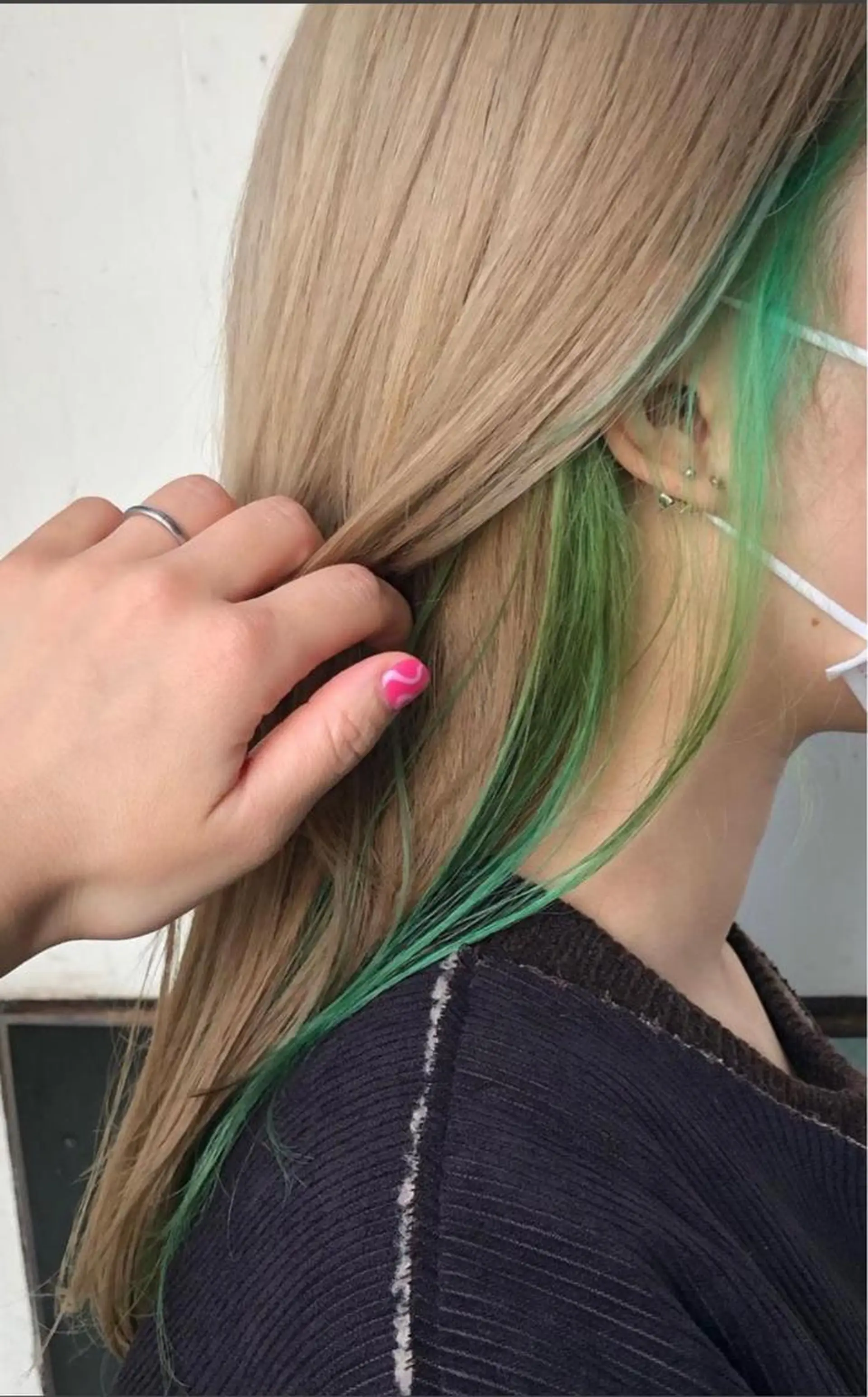 セミロング ヘアカラー 六本松／レイヤー 美桜🌸mioのヘアスタイル