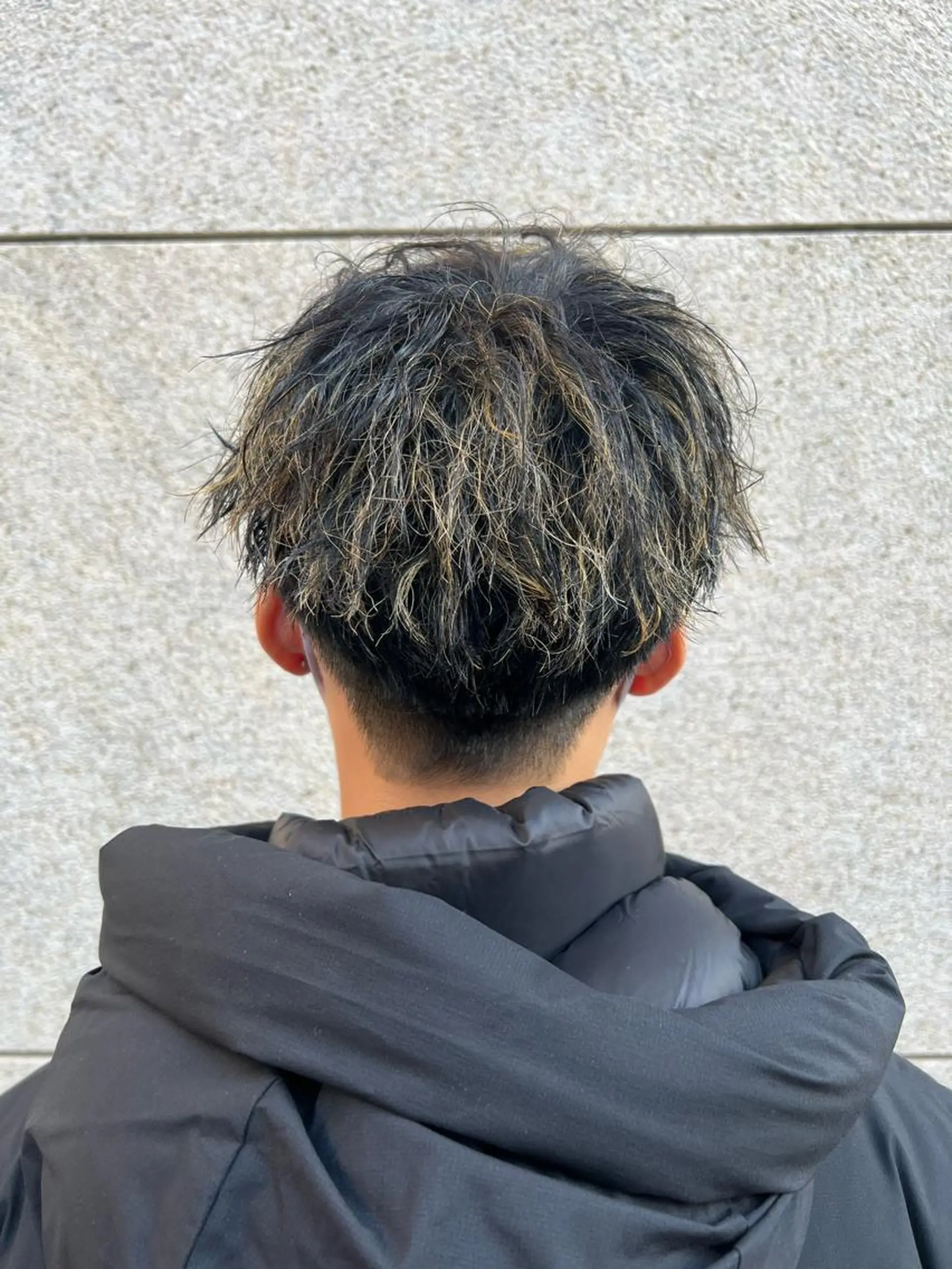 パーマ メンズ 糟谷 慈英のヘアスタイル