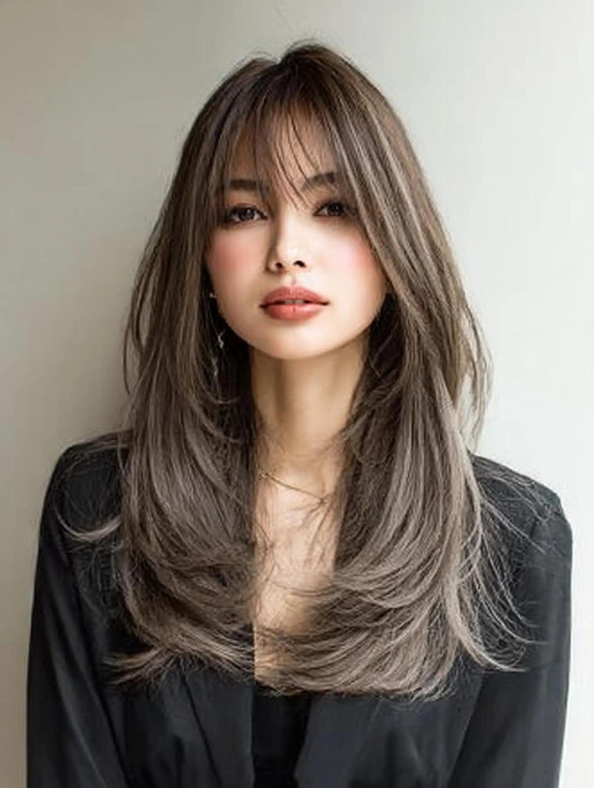 セミロング ハッシュカット 髪質改善 レイヤーカット 縮毛矯正 トリートメント カット ヘアカラー トリートメント 生艶髪&レイヤー🔔 渋谷お薦めNo.1✨のヘアスタイル