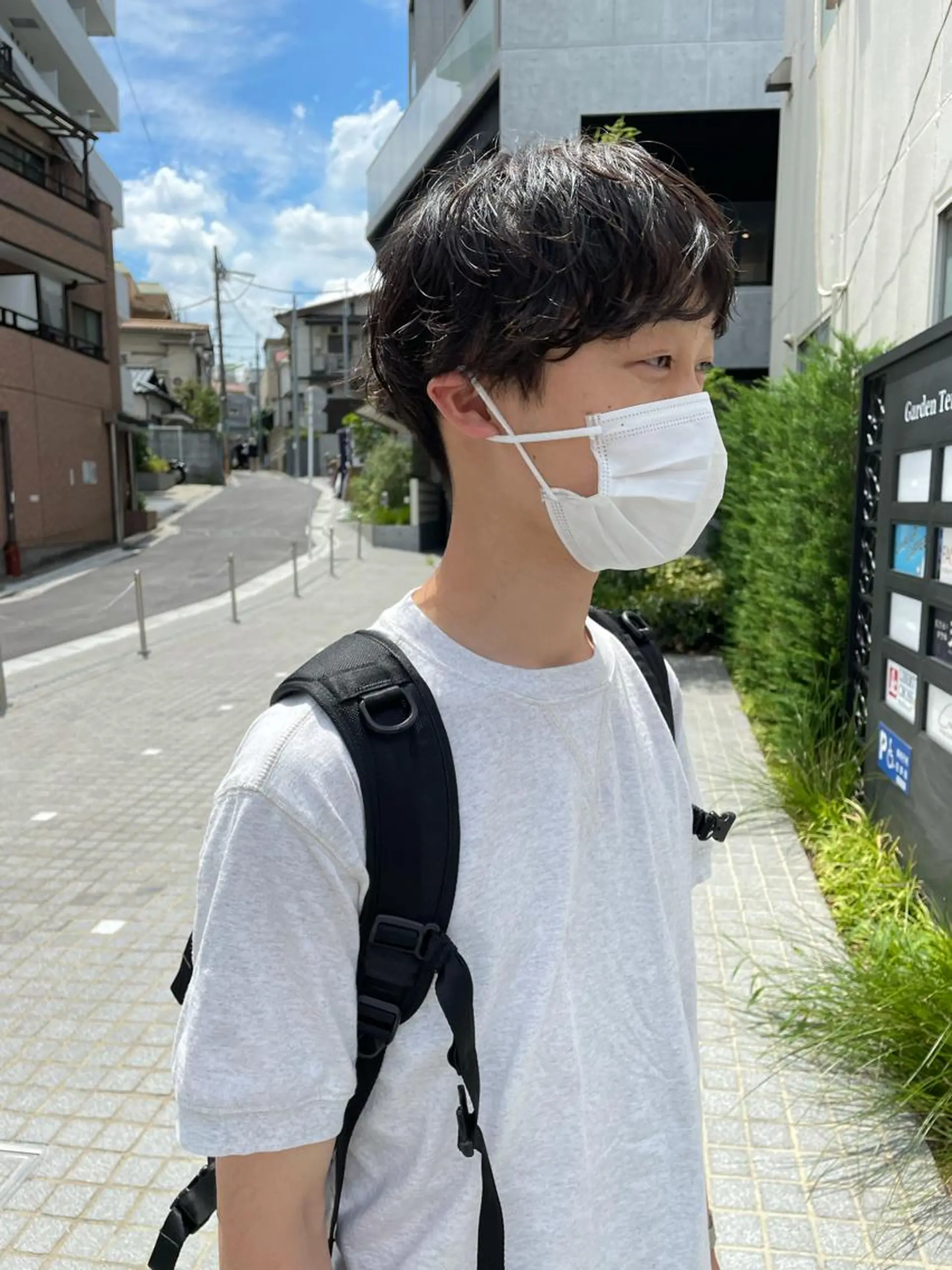 ショート パーマ カット パーマ/透明感カラー /ボブ/吉田一生のヘアスタイル