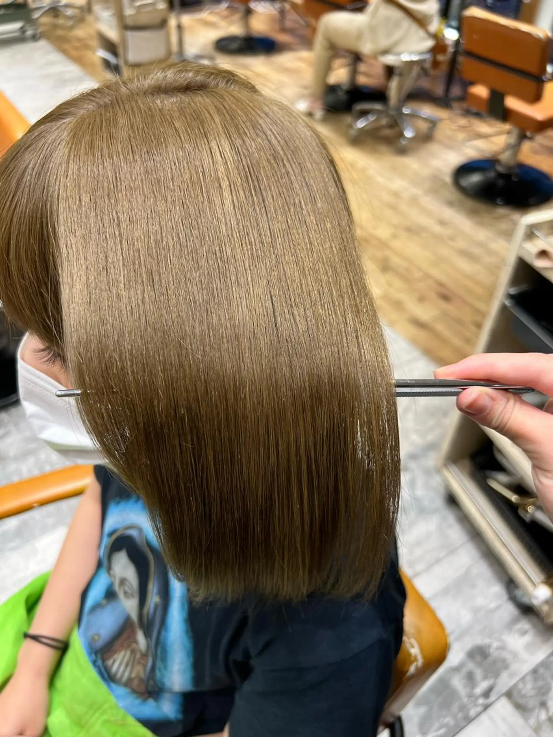 ミディアム 髪質改善 縮毛矯正 トリートメント トリートメント ヘッドスパ 美髪ヘッドスパ🫧 西山紗奈江💆‍♀️のヘアスタイル