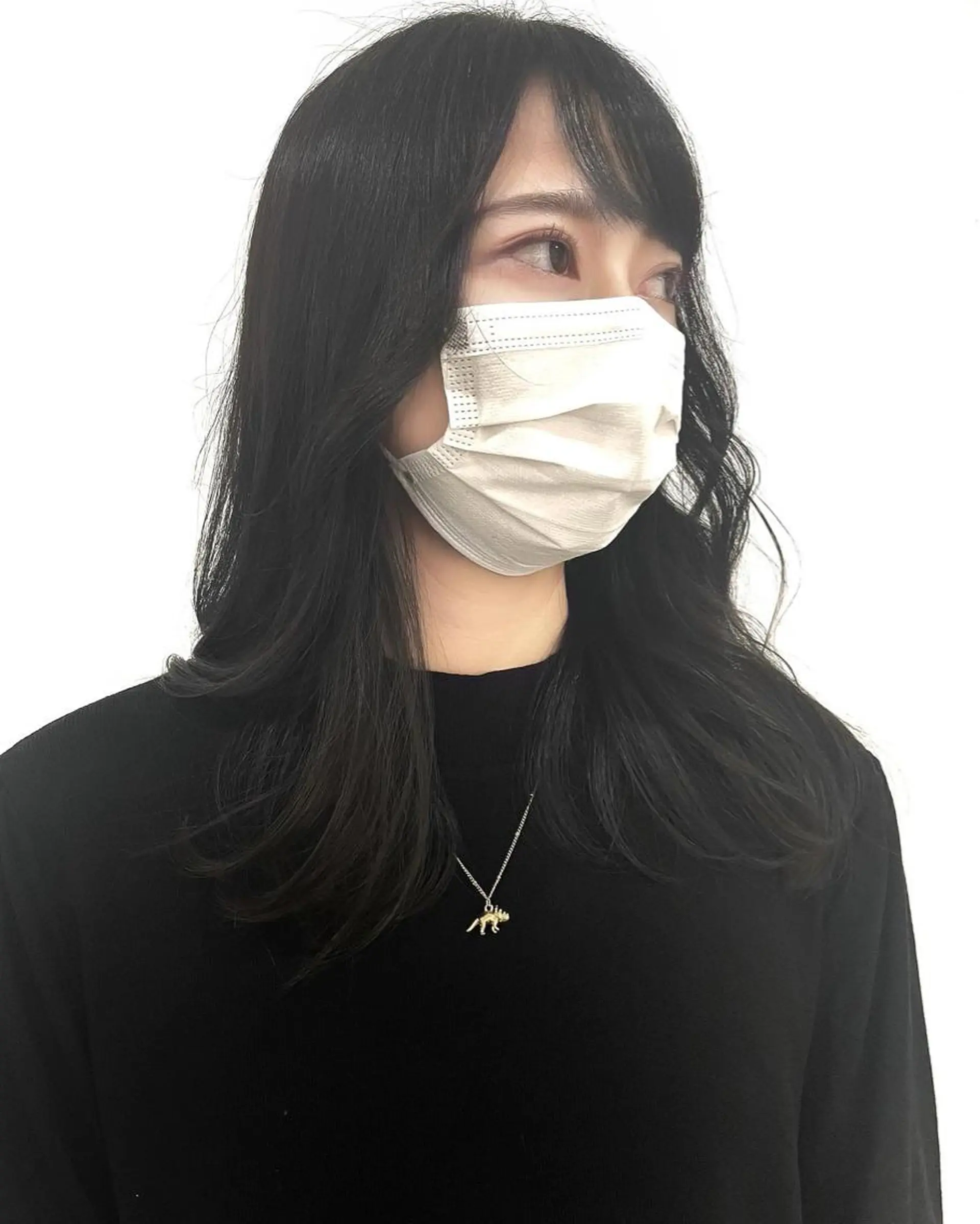 セミロング カラー ヘアアレンジ レイヤー/髪質改善 /透け感カラー/艶髪のヘアスタイル