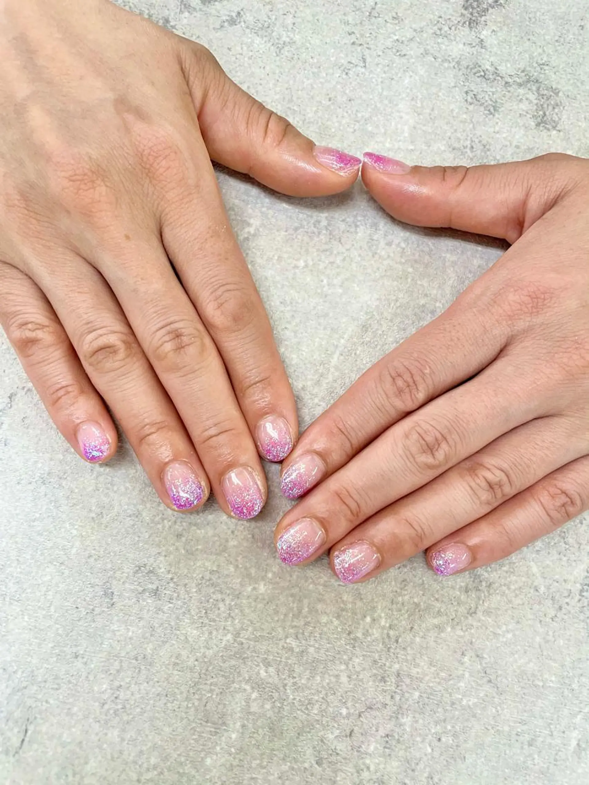 ネイル アートネイル イースター フレンチネイル ジェルネイル ガラスフレンチ ハンドネイル .N YUKIのネイルデザイン