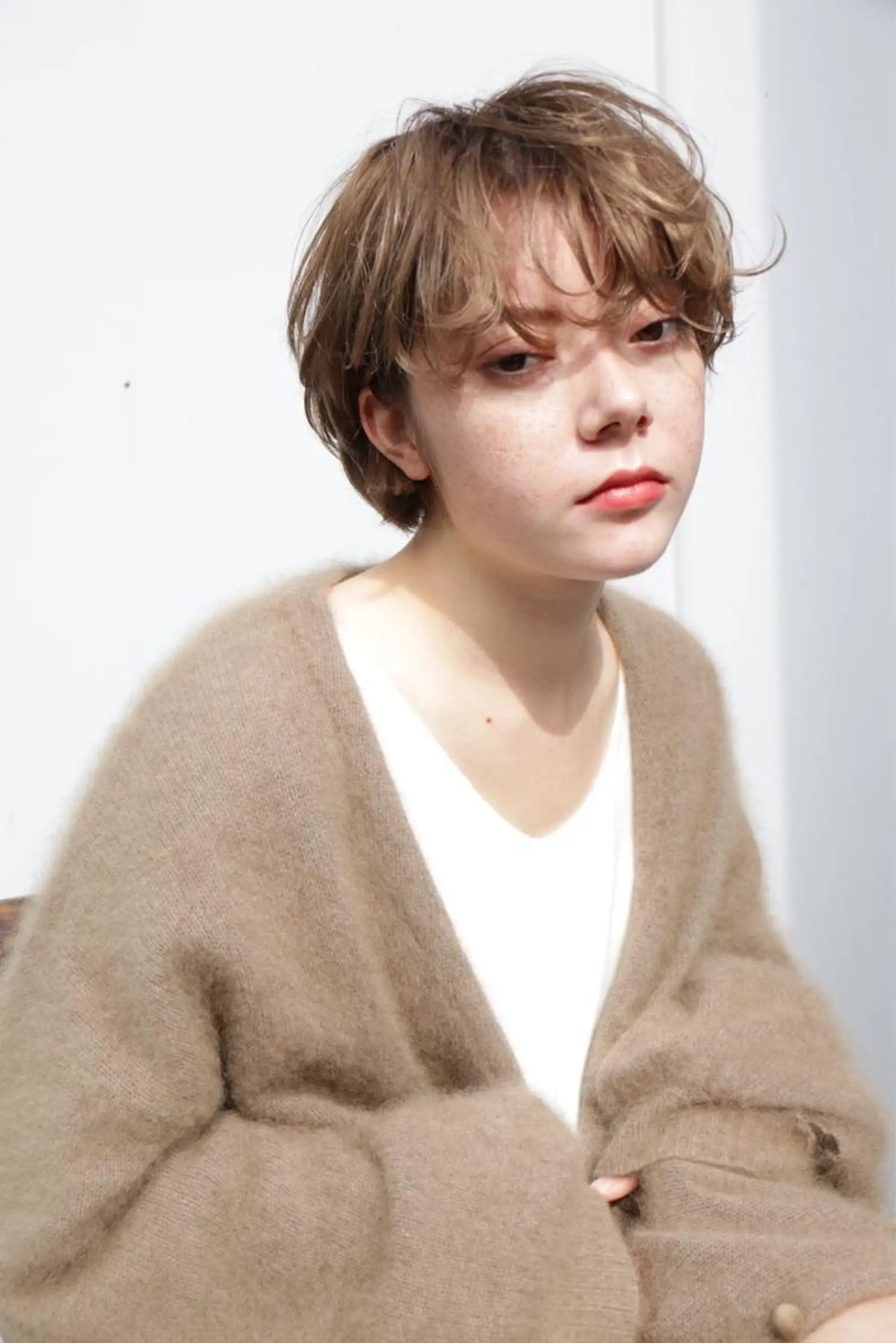 ショート ショートヘア カット ヘアカラー トリートメント 一ノ瀬 暁のヘアスタイル