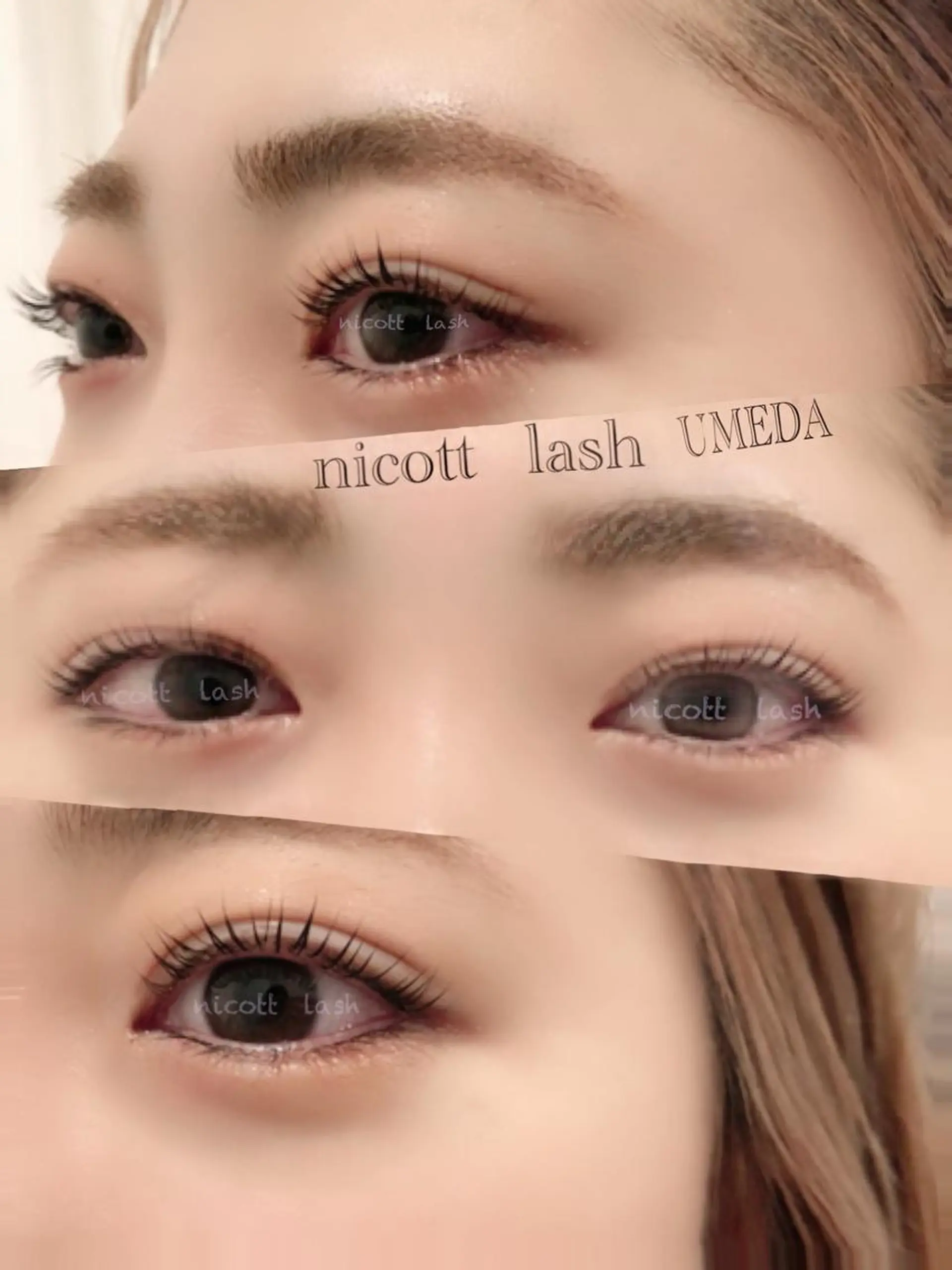 マツエク・マツパ パリジェンヌラッシュリフト サクラブロウ 難波のマツエク・マツパデザイン