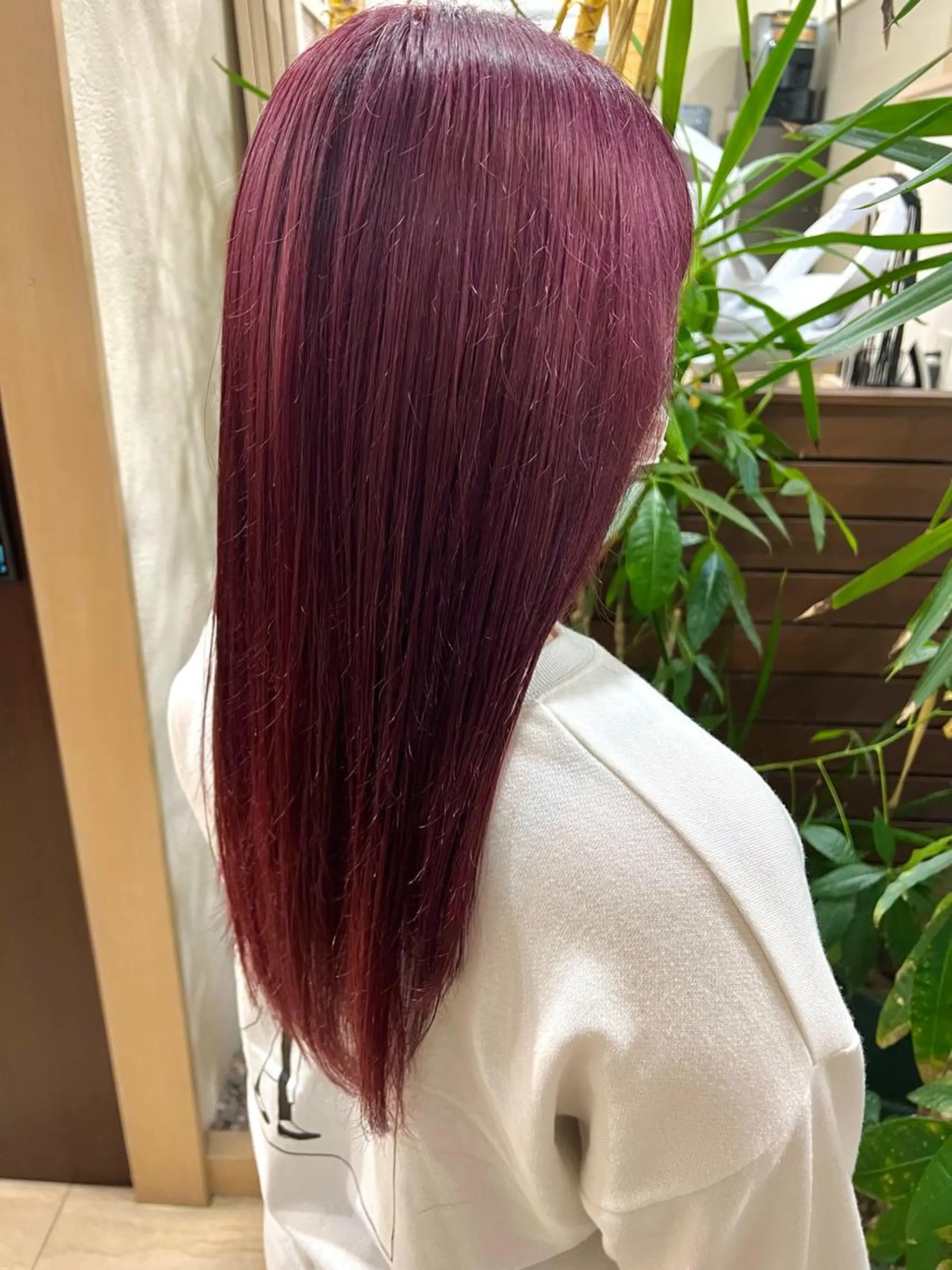 ロング カラー ブリーチ ピンクカラー 仕上がり満足度 No.1池田篤史のヘアスタイル