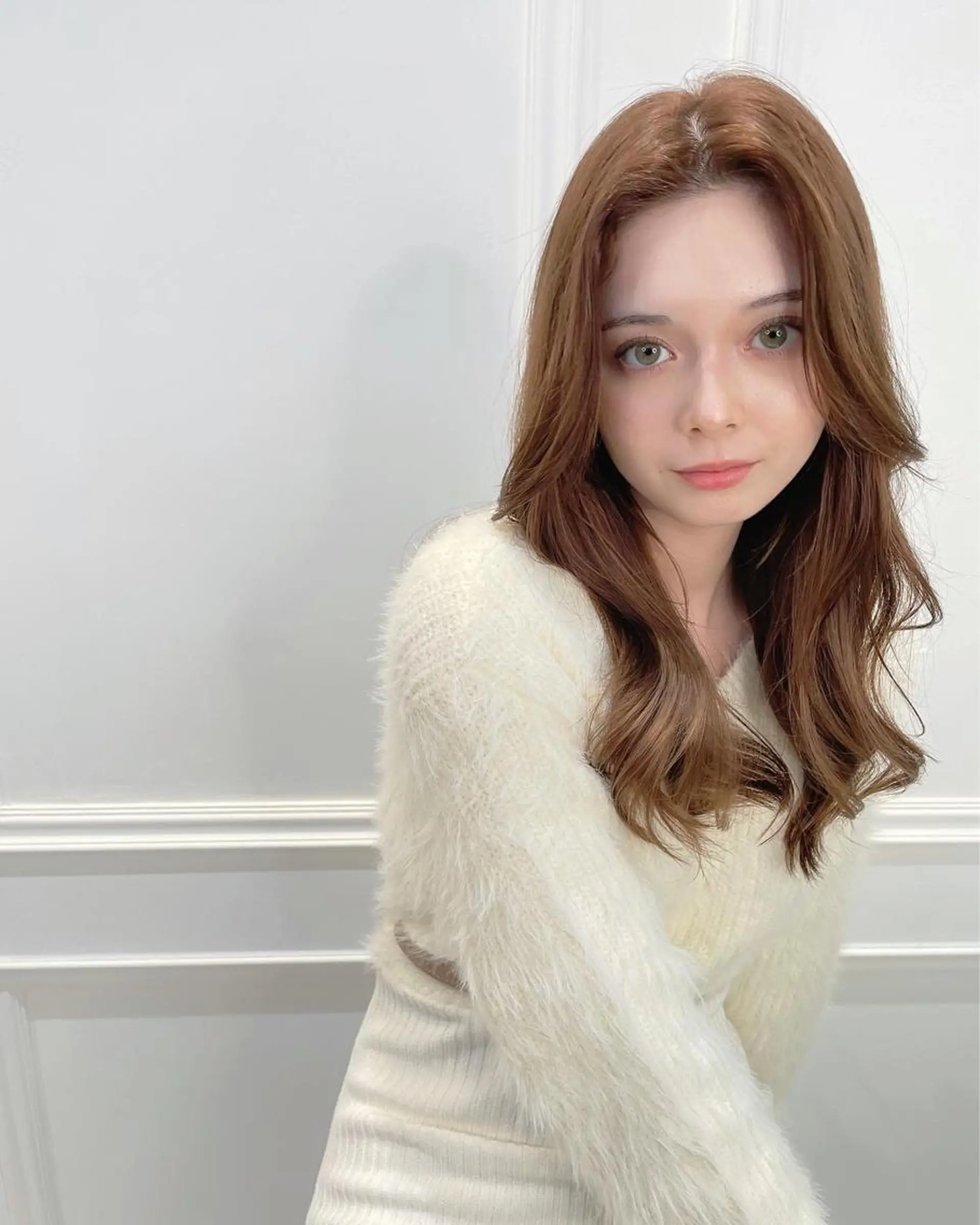 セミロング チダアキフミ Ash大森のヘアスタイル