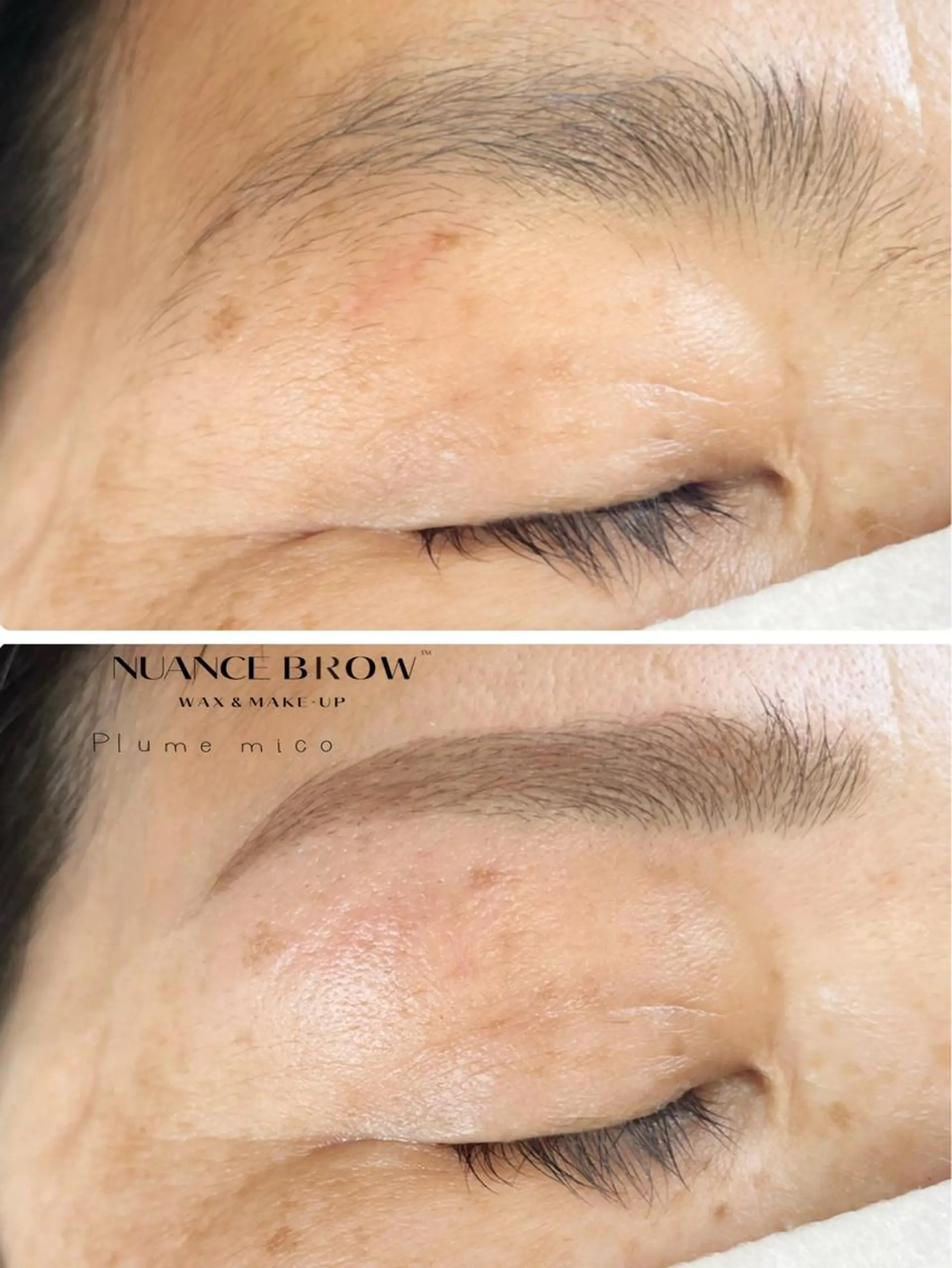 アイブロウ ワックス脱毛 Plume micoのマツエク・マツパデザイン