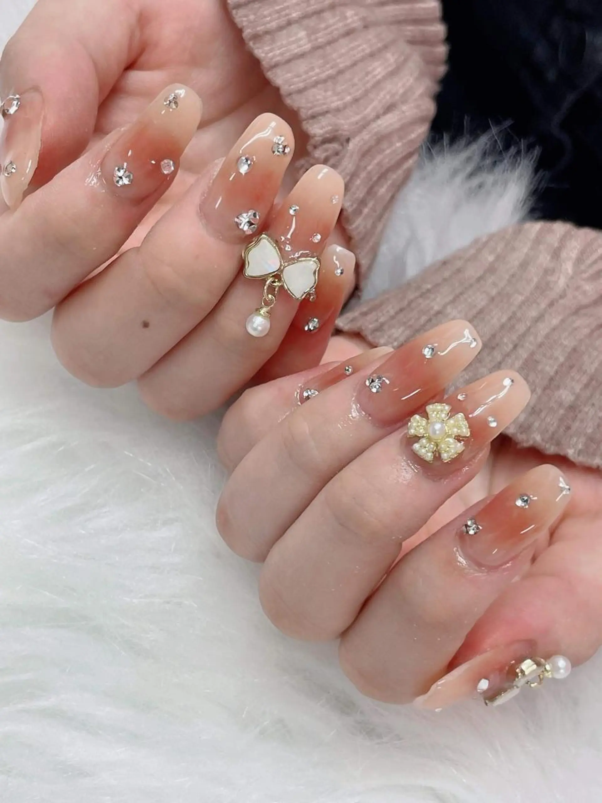 ネイル アートネイル 持ち込み ネイルチップ Anh 高田馬場のネイルデザイン