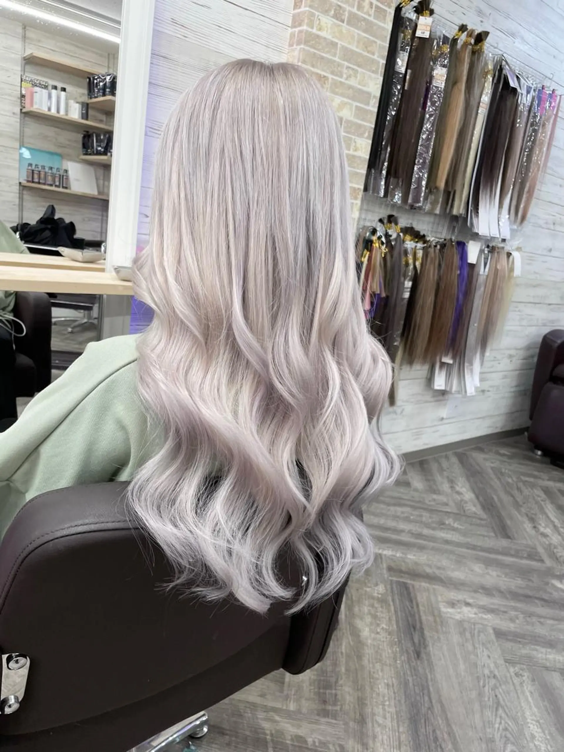 ロング シールエクステ エクステ 北沢 隆のヘアスタイル