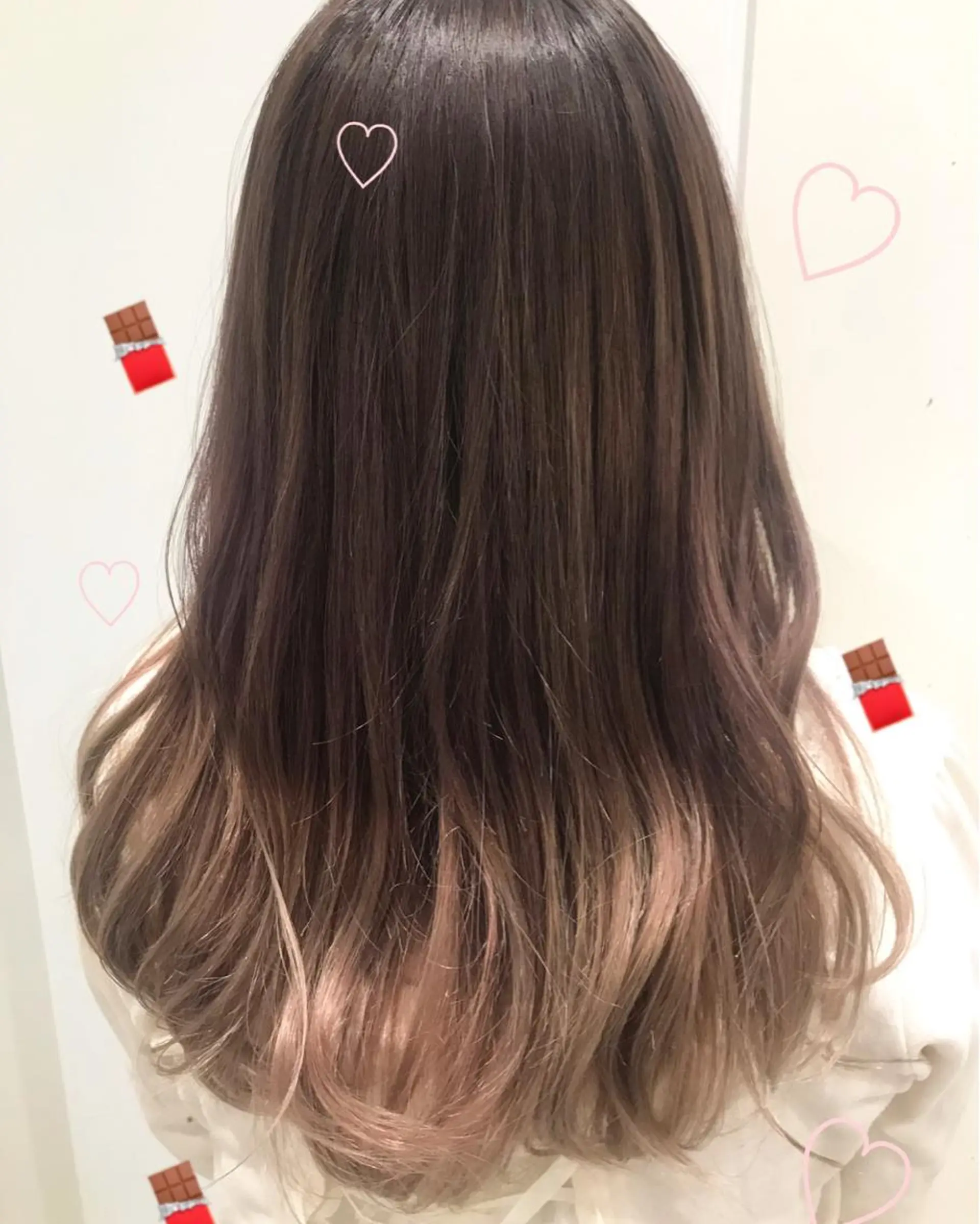 ミディアム カラー ブラウンカラー ショコラブラウン 新宿駅近♡個室 ♡関口三都季🌜のヘアスタイル