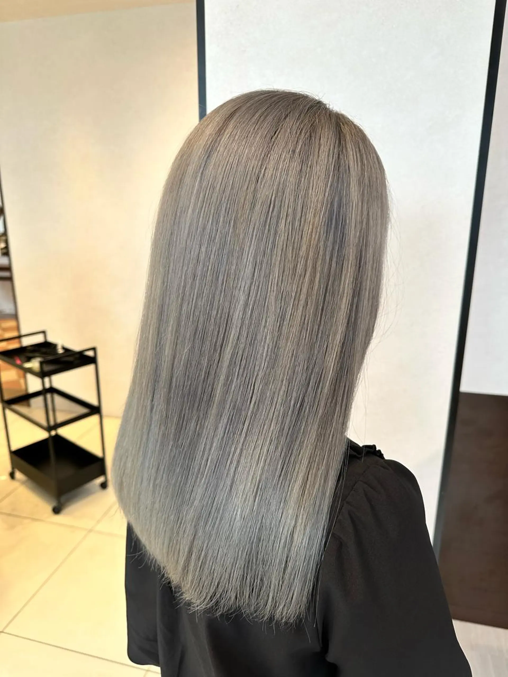 ロング カラー ヘアアレンジ EARTH長岡店🩵 石原莉穂のヘアスタイル