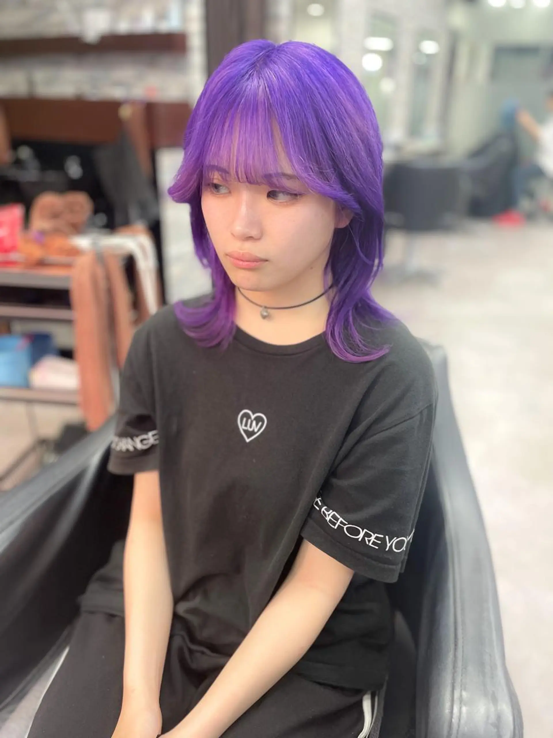 ミディアム カラー ハイトーンエクステ 🎩カズキ🎩のヘアスタイル