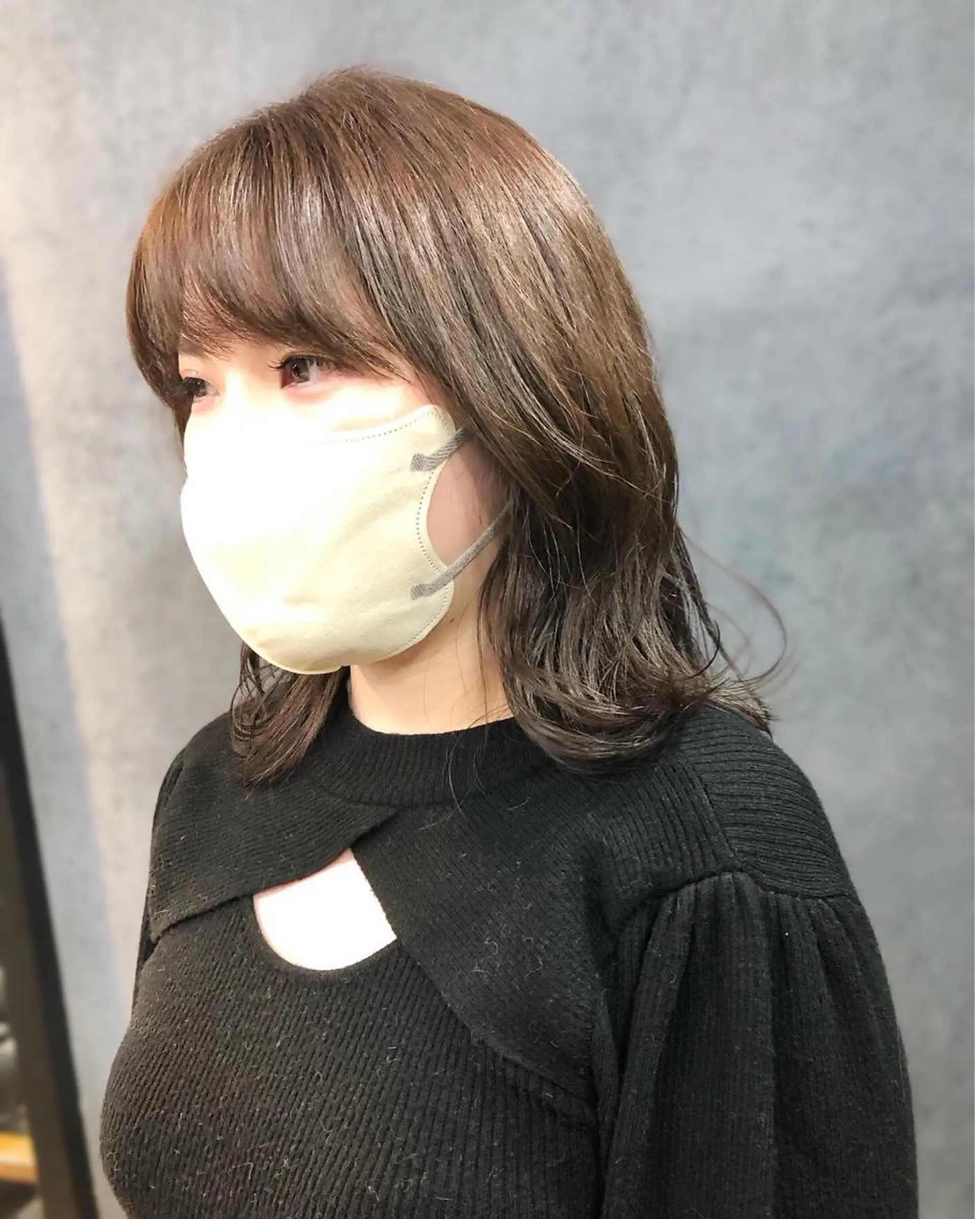 ミディアム カラー ヘアアレンジ アッシュ オリーブアッシュ カット ヘアカラー トリートメント メンズ特化✂️栗原 侑也のヘアスタイル