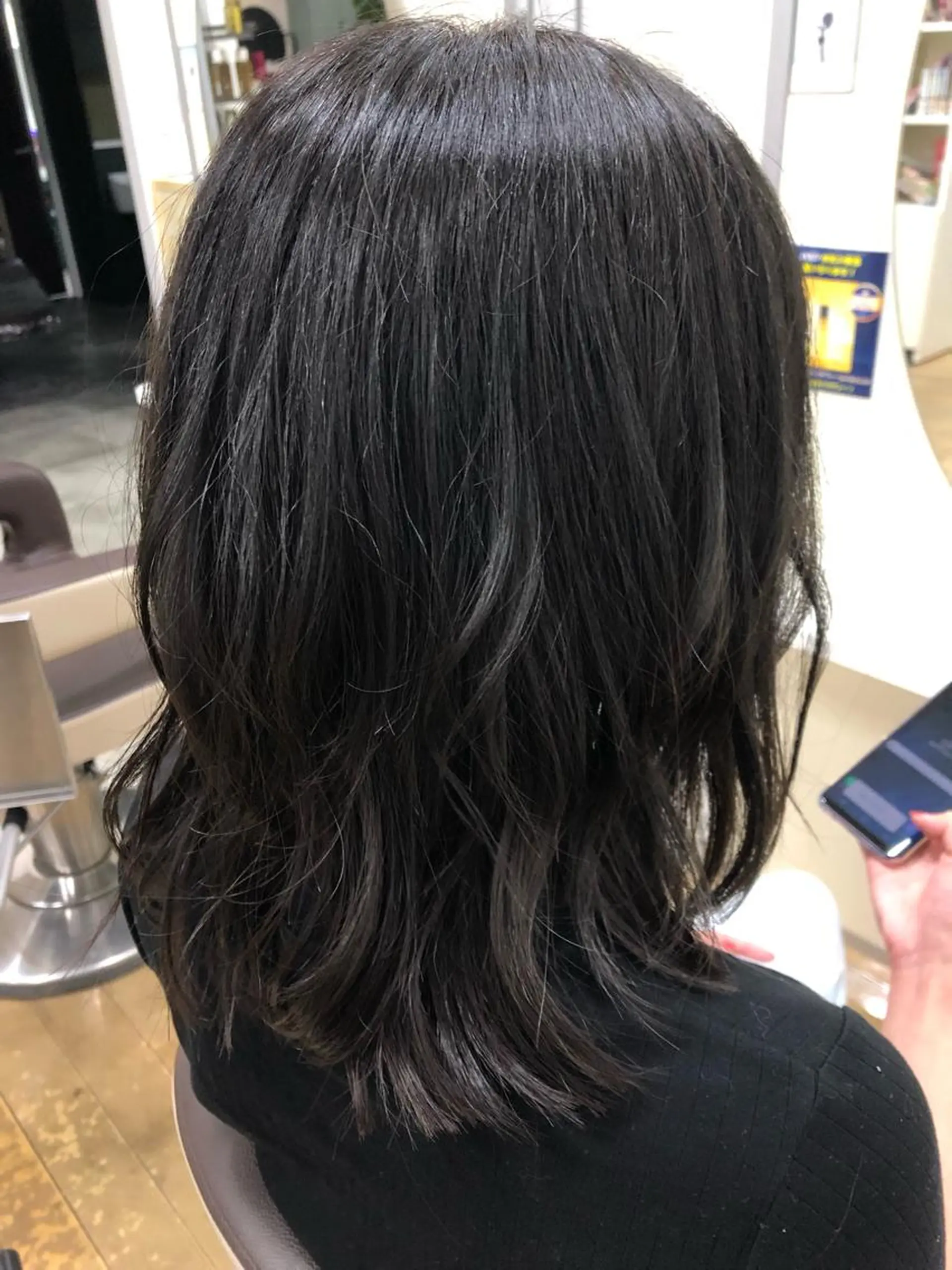 セミロング カラー 吉田 凌也のヘアスタイル