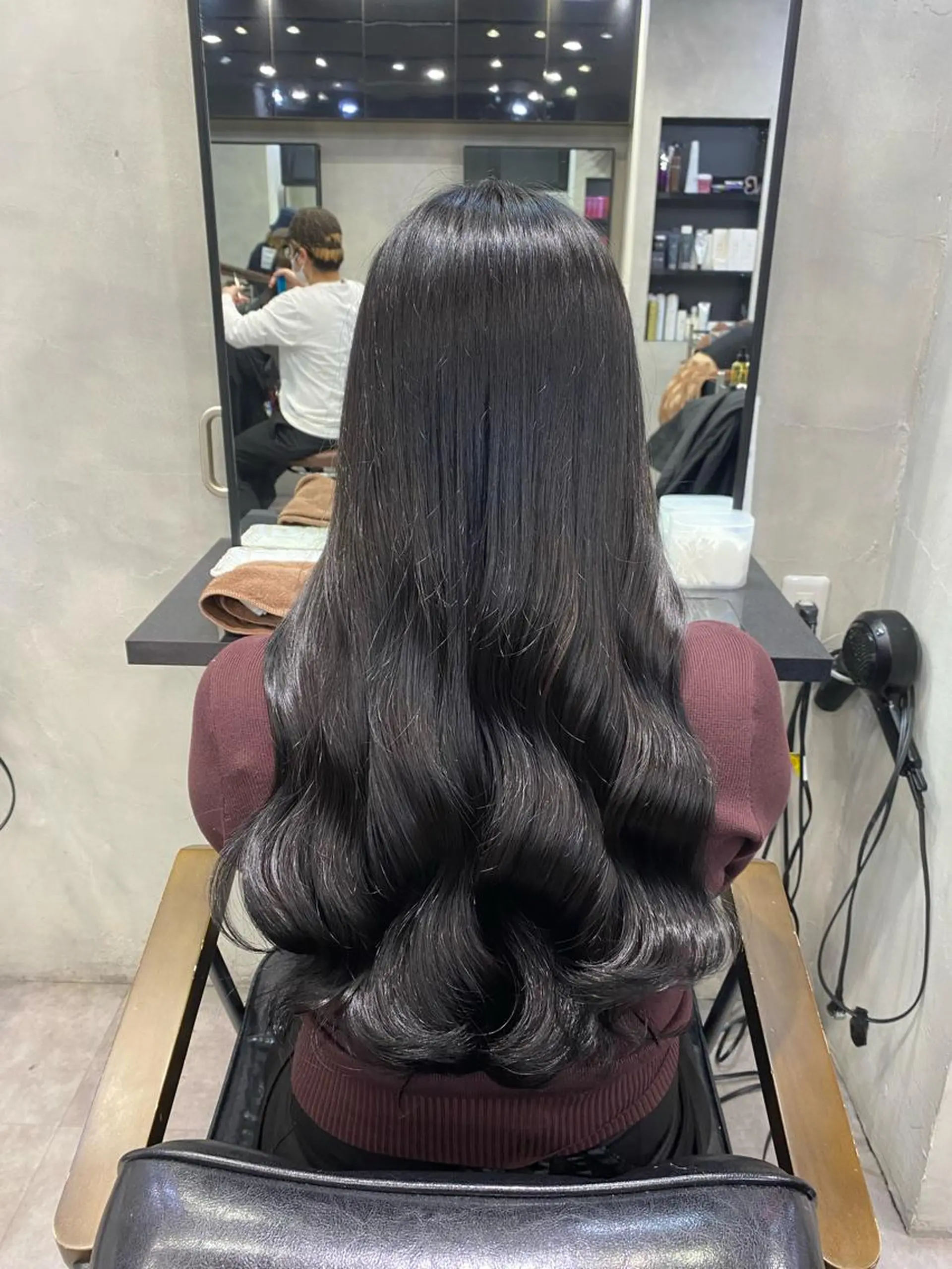 ロング カラー ヘアアレンジ シールエクステ アッシュ バレイヤージュ ベージュカラー ブリーチ ar+ ❤︎ maiのヘアスタイル