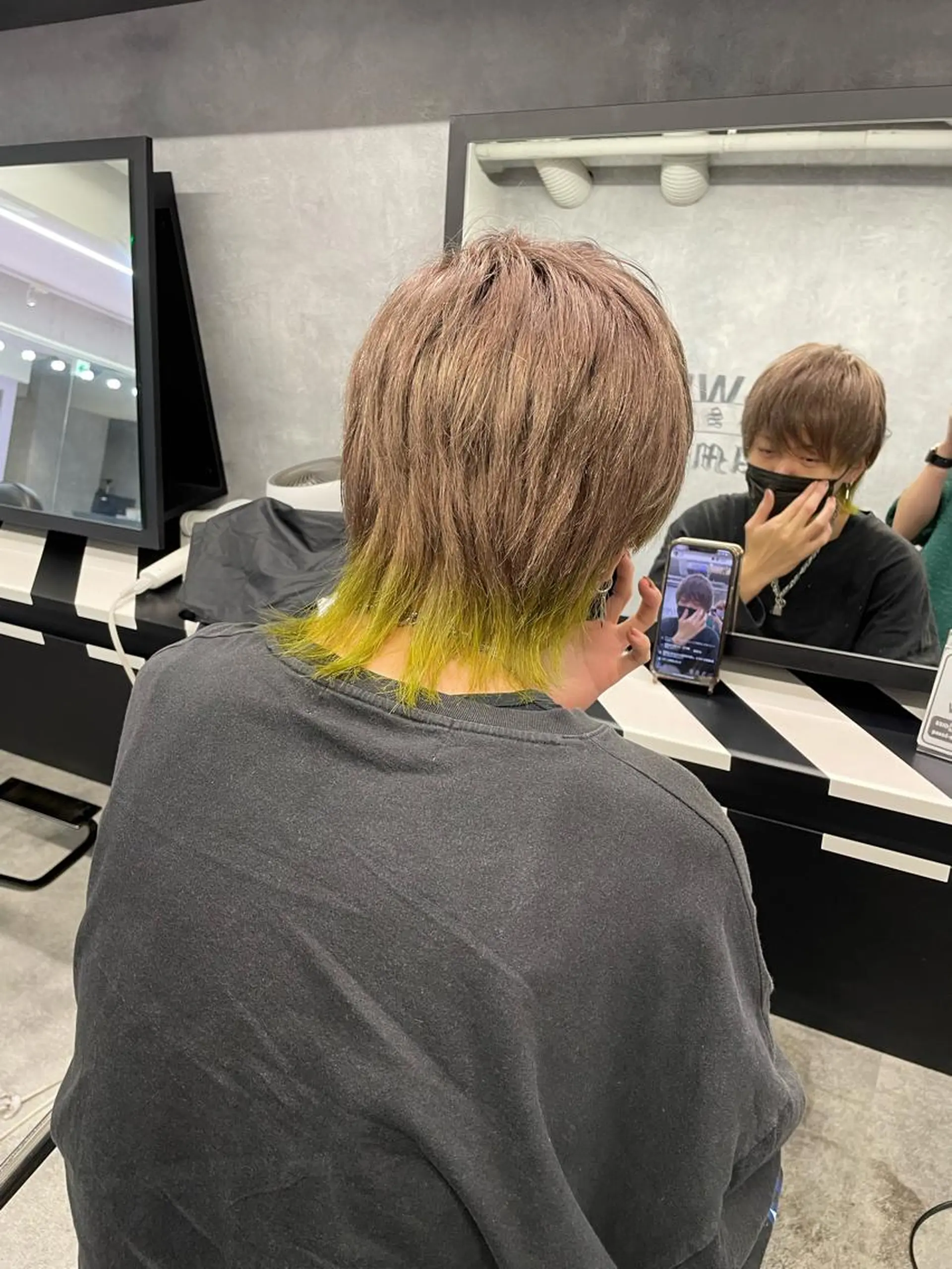 メンズ Cielro/ダブル カラー/西田咲希のヘアスタイル