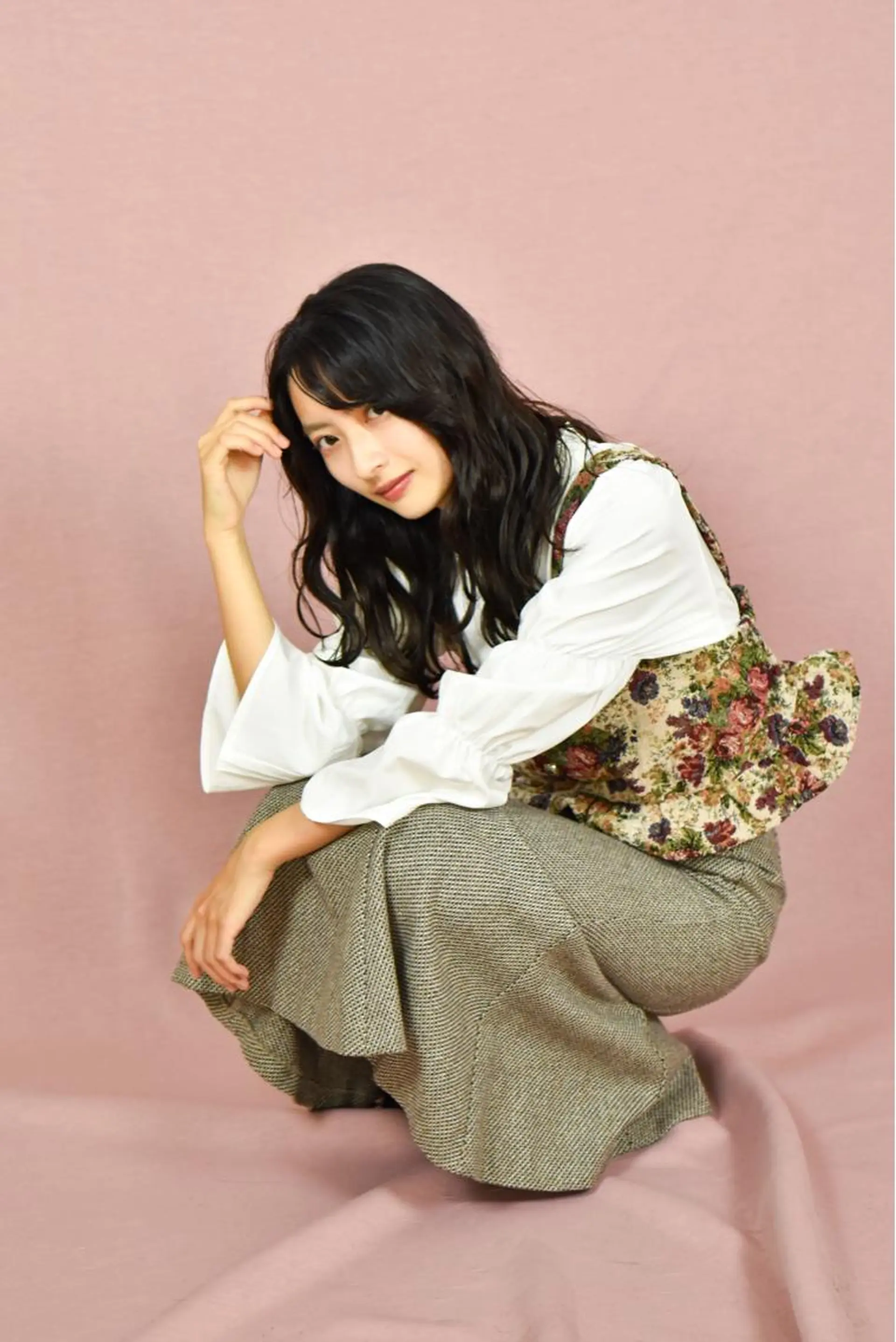 セミロング カラー パーマ ニュアンスパーマ カット ヘアカラー トリートメント ✂︎ wakano shinpei✂︎のヘアスタイル