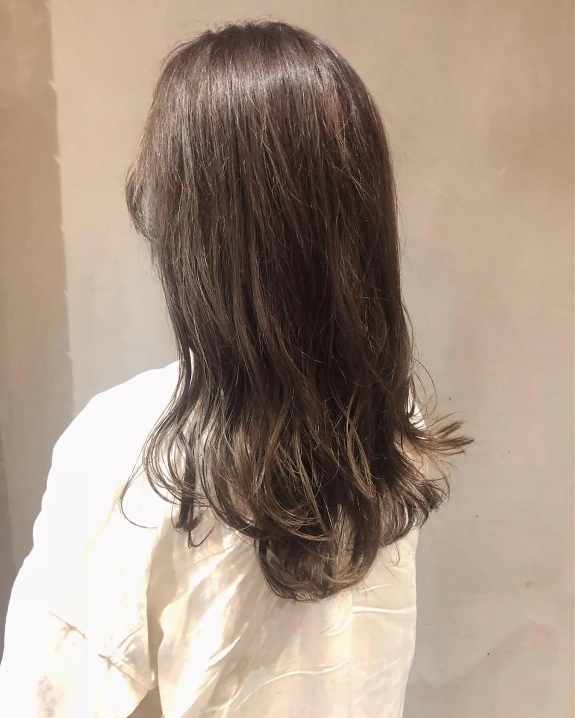 ロング カラー ヘアアレンジ 酸性縮毛矯正🧴韓国 レイヤー/髪質改善のヘアスタイル