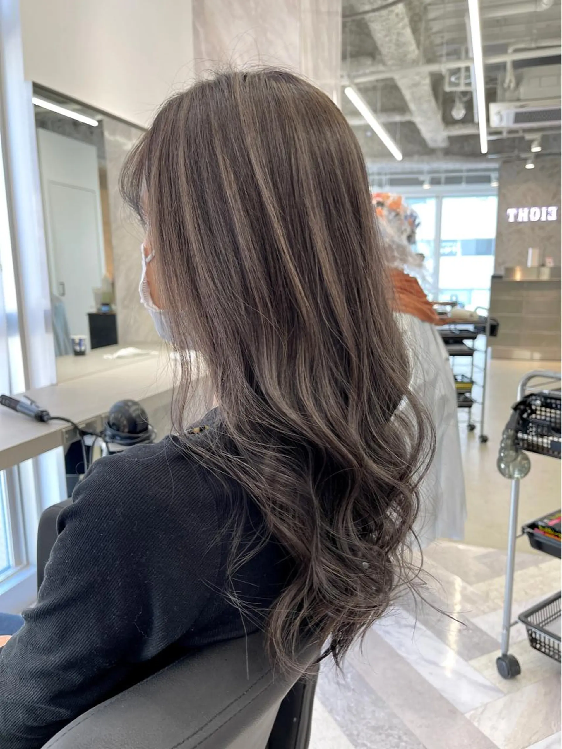 ロング カラー ハイライトカラー ハイライト カット ヘアカラー himeka🪽 アレンジ/ブリーチのヘアスタイル