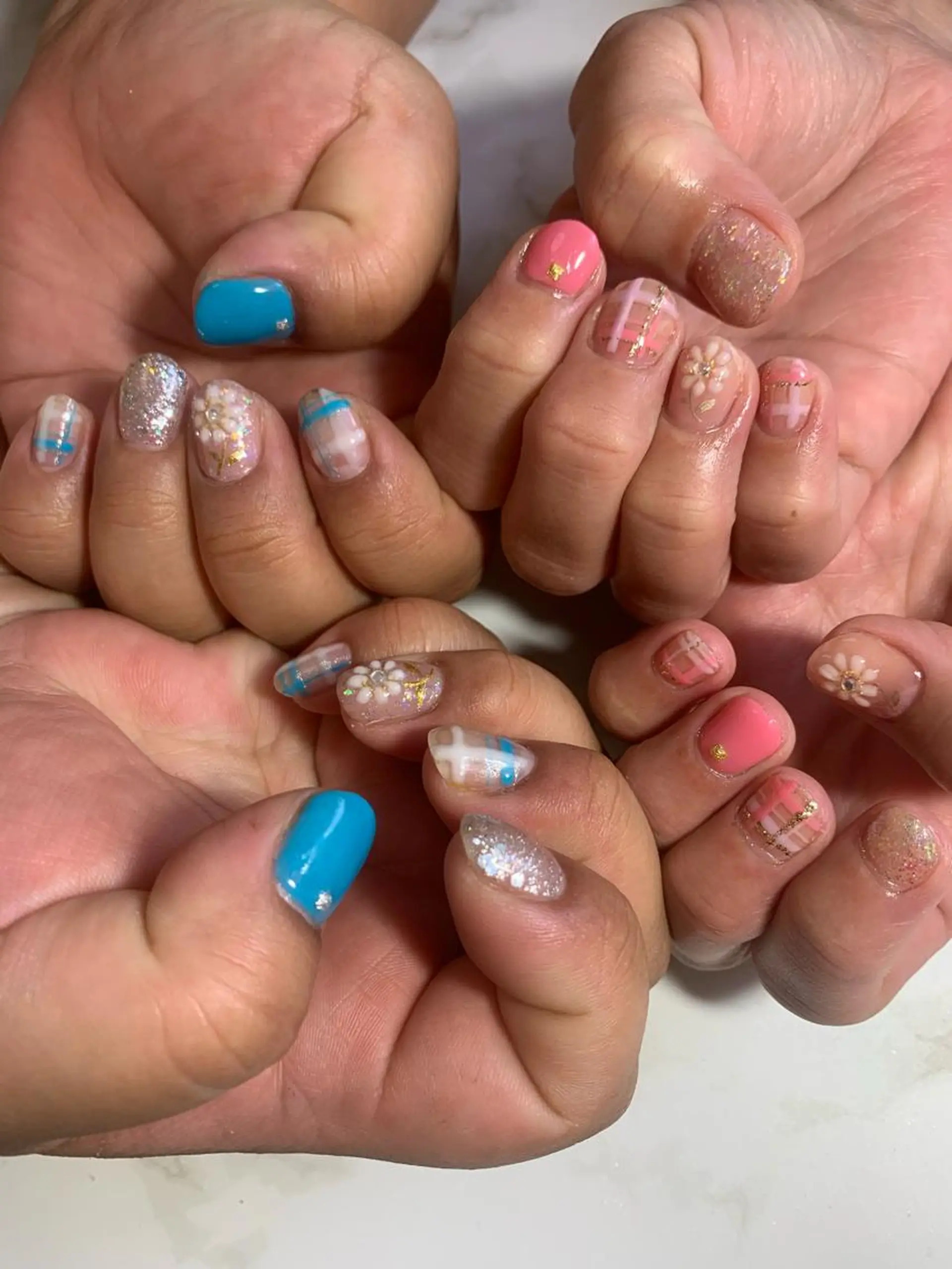 ネイル おそろいネイル Coconail 恭子のネイルデザイン