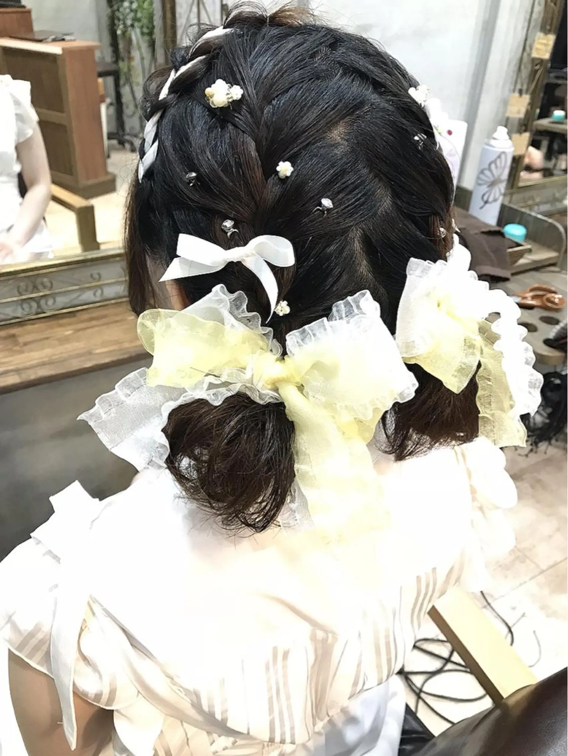 ミディアム まつパ・ヘアセット ♡Chinami♡のマツエク・マツパデザイン