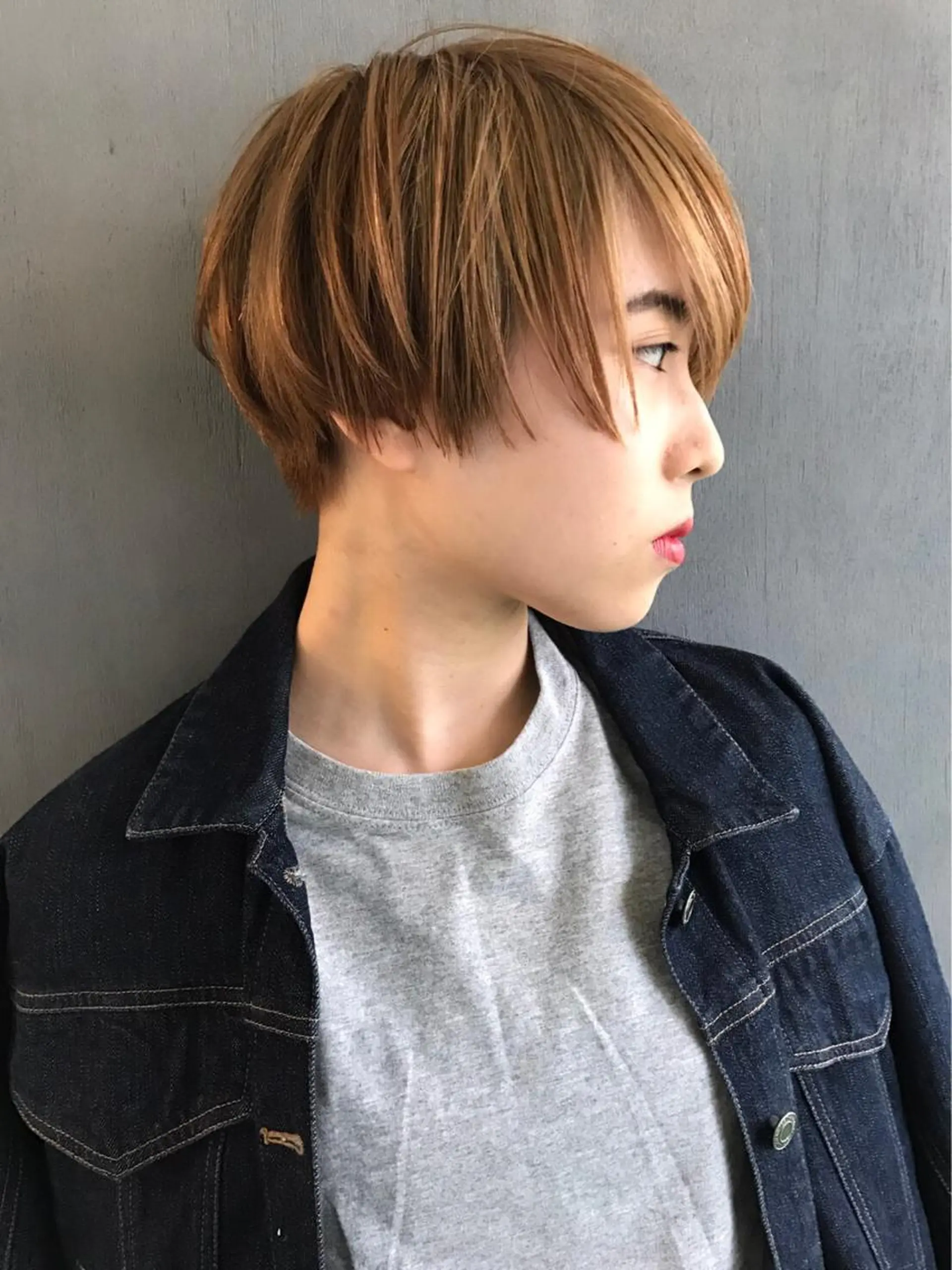ショート カラー 平尾駅直結/徒歩0分 イノセントヘアのヘアスタイル