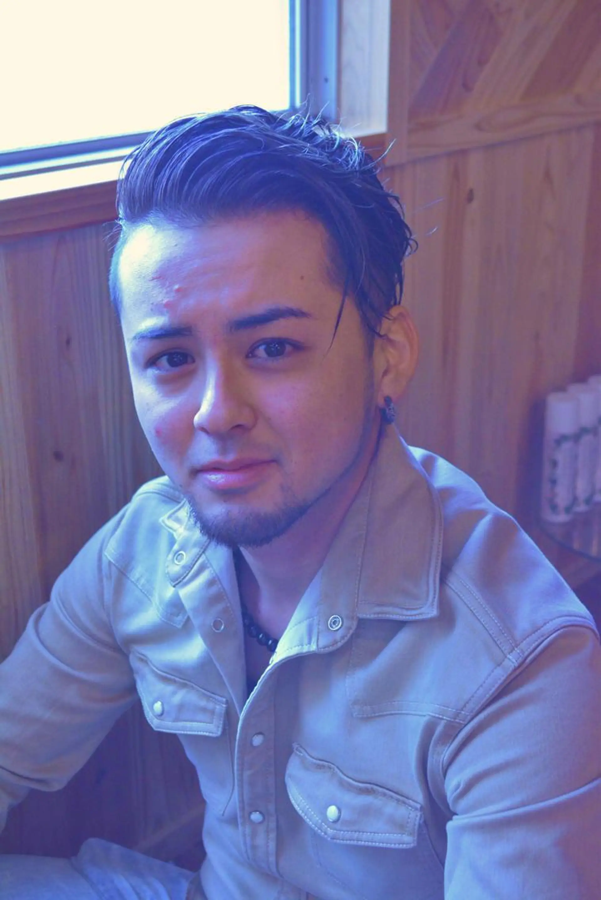 ショート ミディアム セミロング カラー パーマ メンズ ブルーカラー 透明感カラー belle chambreイブカのその他イメージ