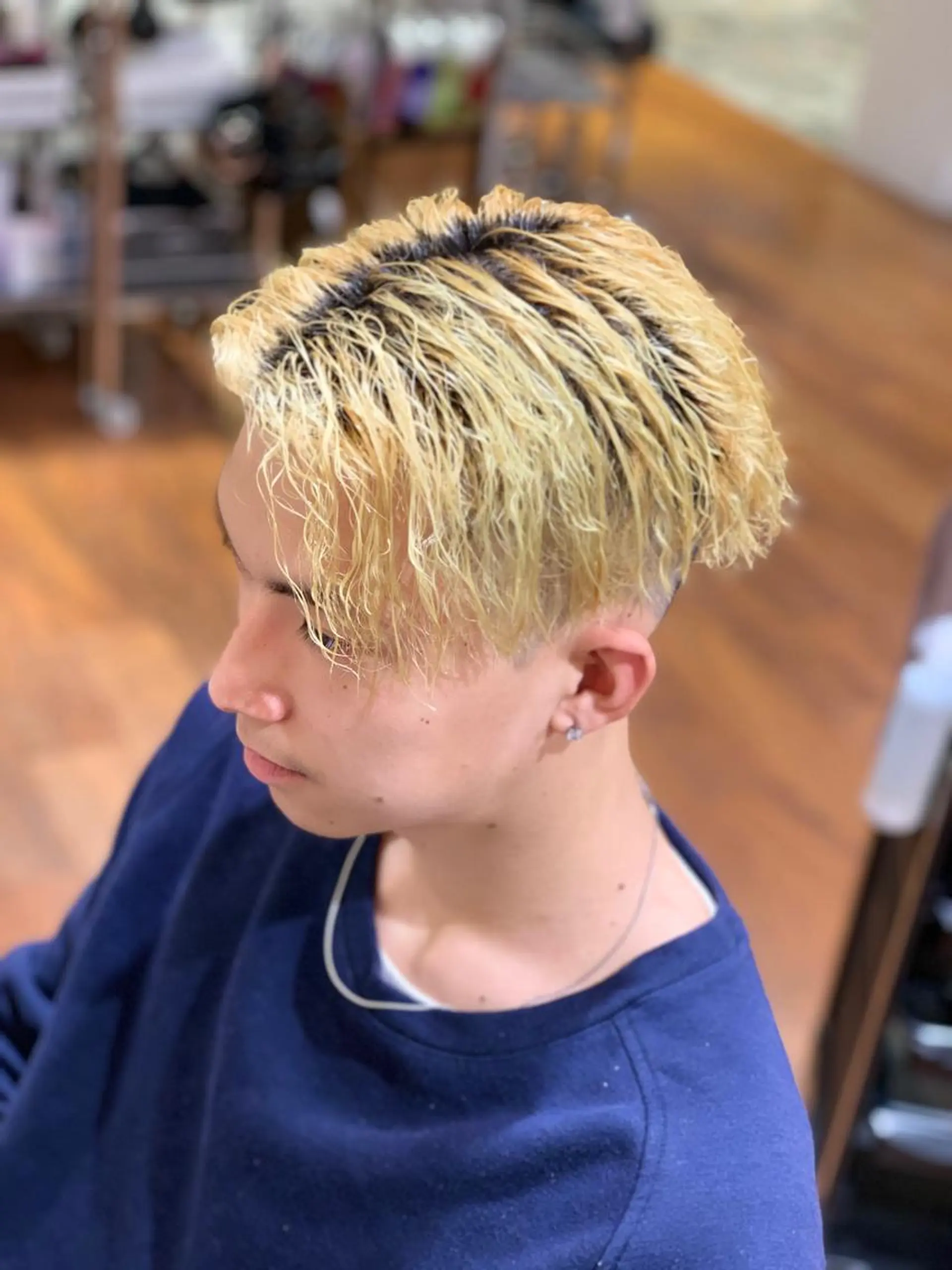 パーマ メンズ n/m by JIL BLAN KAIのヘアスタイル