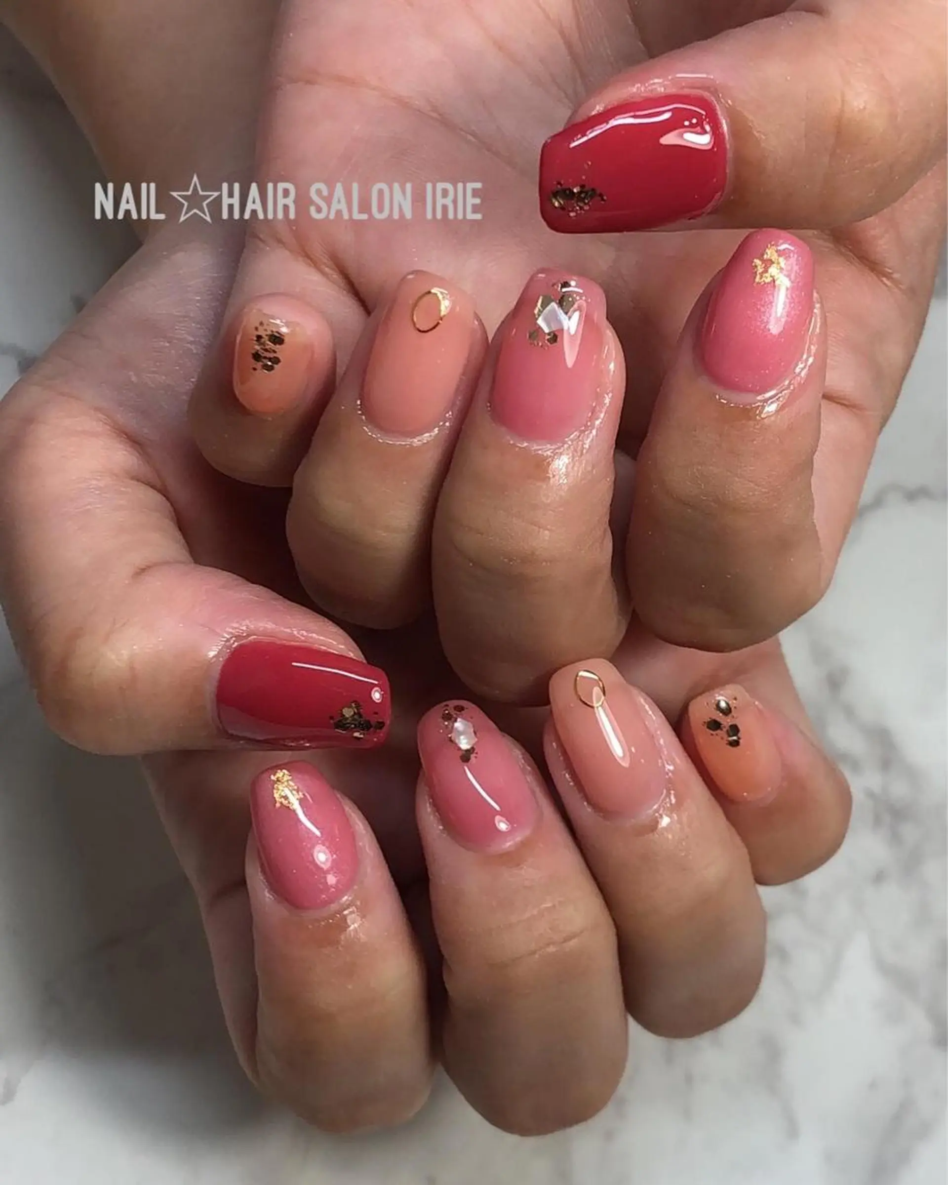 ネイル Hair salon Irie所属・與儀 知佳のネイルデザイン