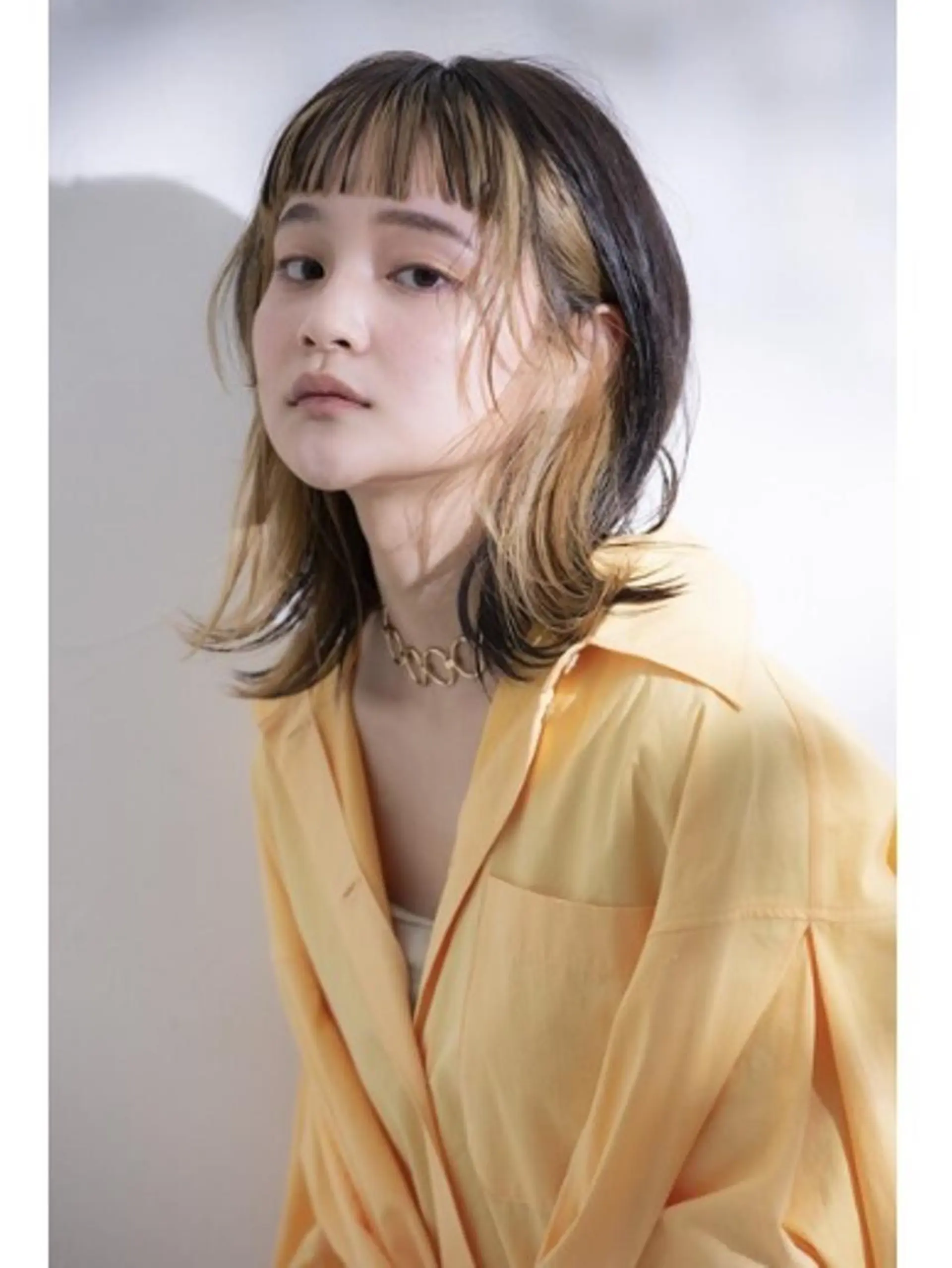 ミディアム カラー 似合わせ/髪質改善 /Bonheur京介のヘアスタイル