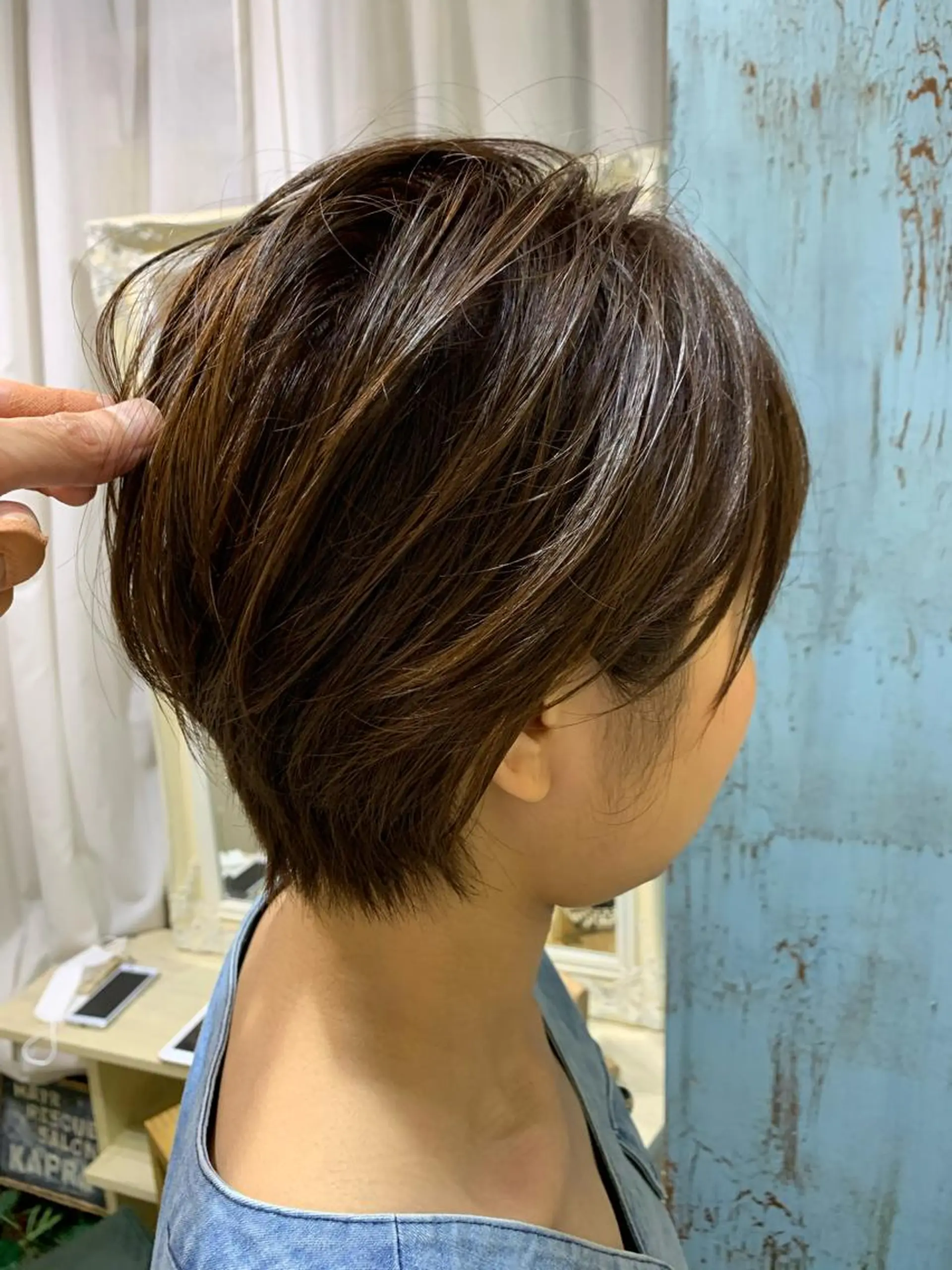 ショート ショートヘア ヘアレスキュー カプラ所属・【全部無料🙇】 おがわようしんのヘアスタイル