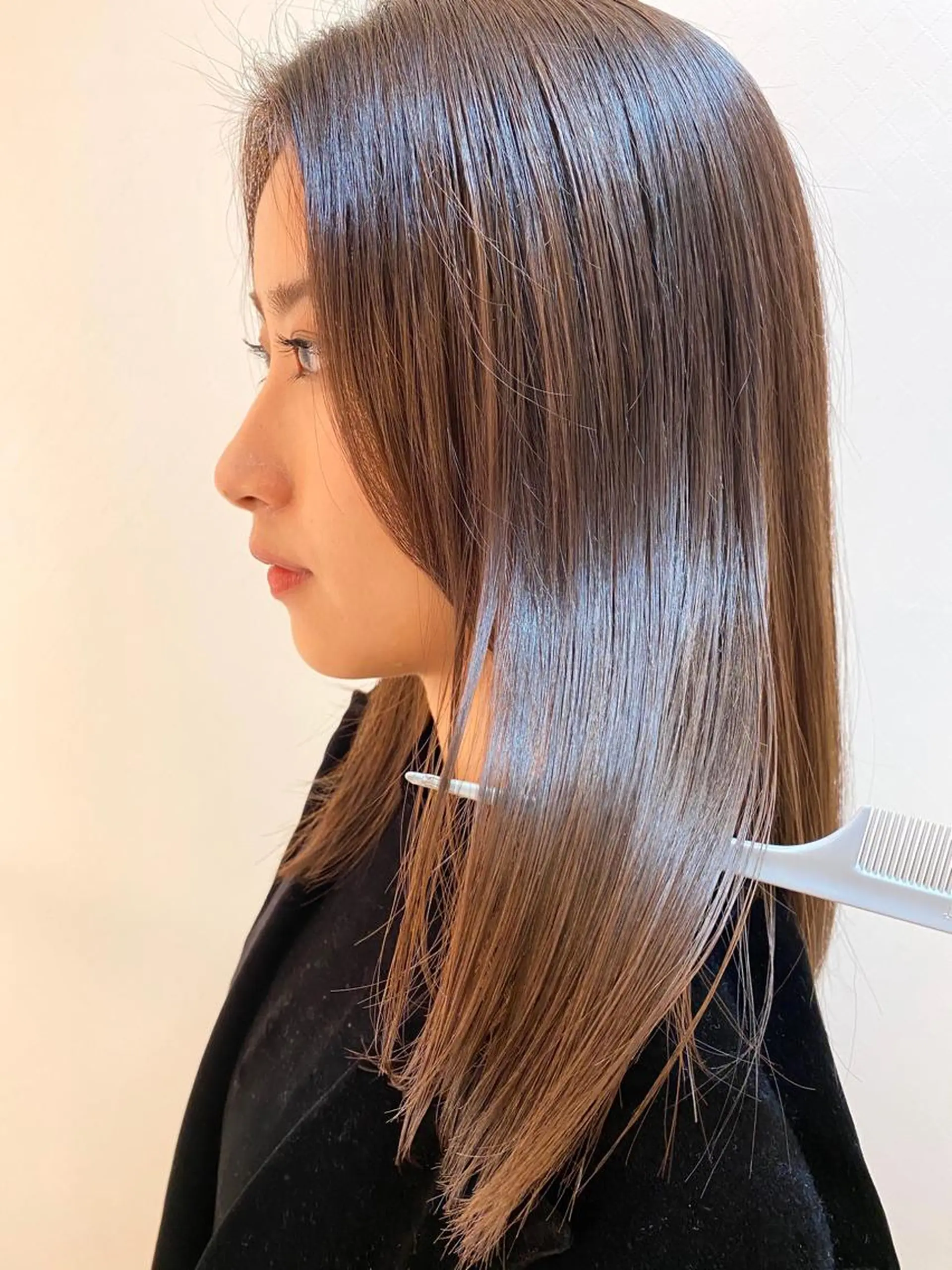 ロング カット 縮毛矯正 💎髪質改善/縮毛矯 正特化💎鈴木一寿のヘアスタイル