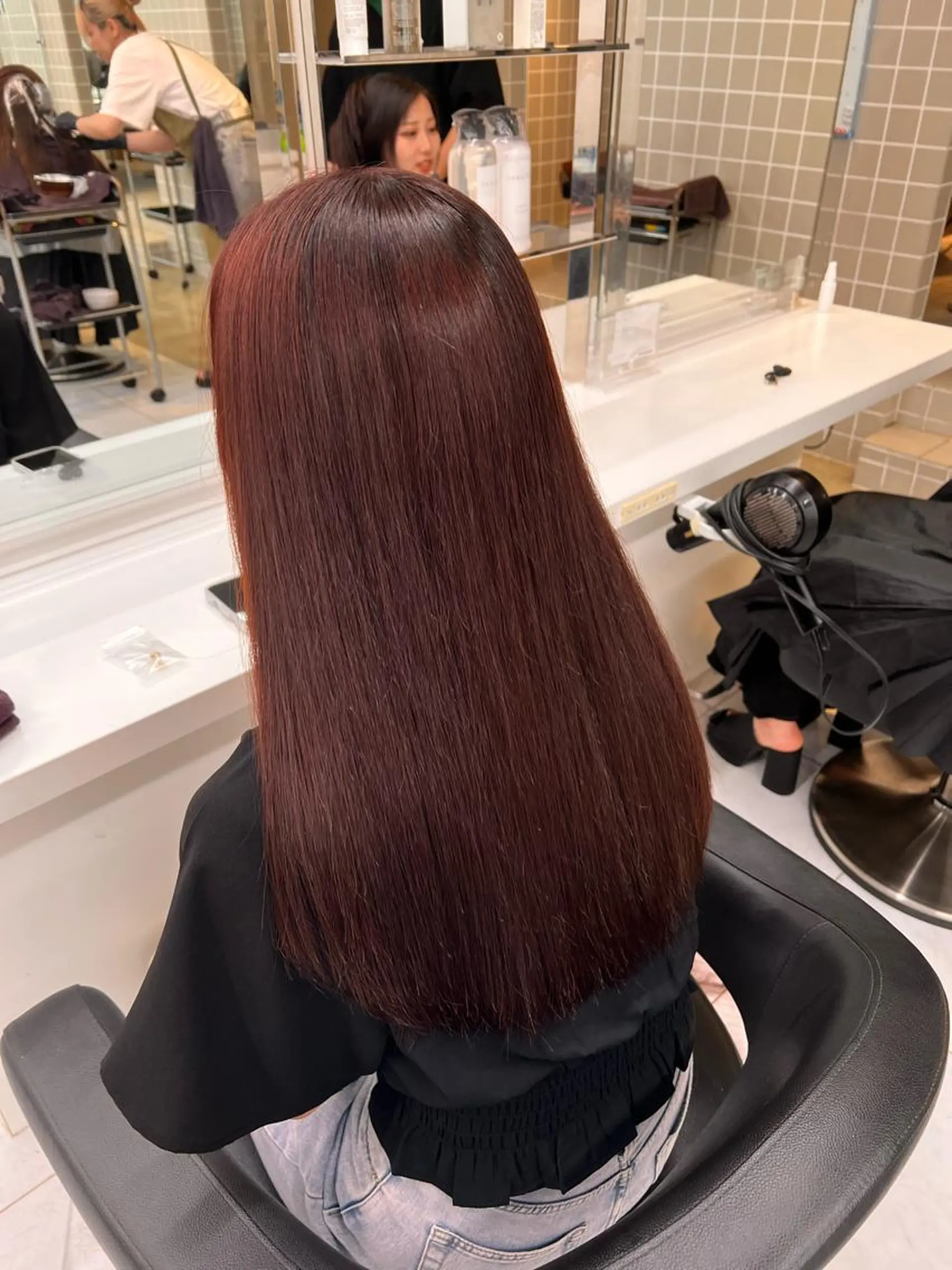 セミロング 💖札幌カラー 指名No.1💖玲奈のヘアスタイル