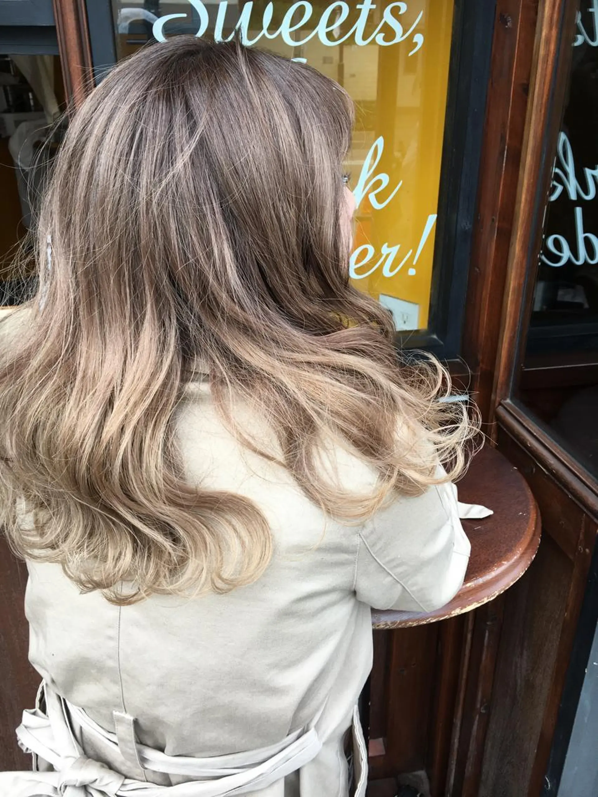 ロング カラー パーマ キッズ ハイトーンカラー ヘアカラー トリートメント 🌈韓国ヘア KOUSEI🌈のヘアスタイル